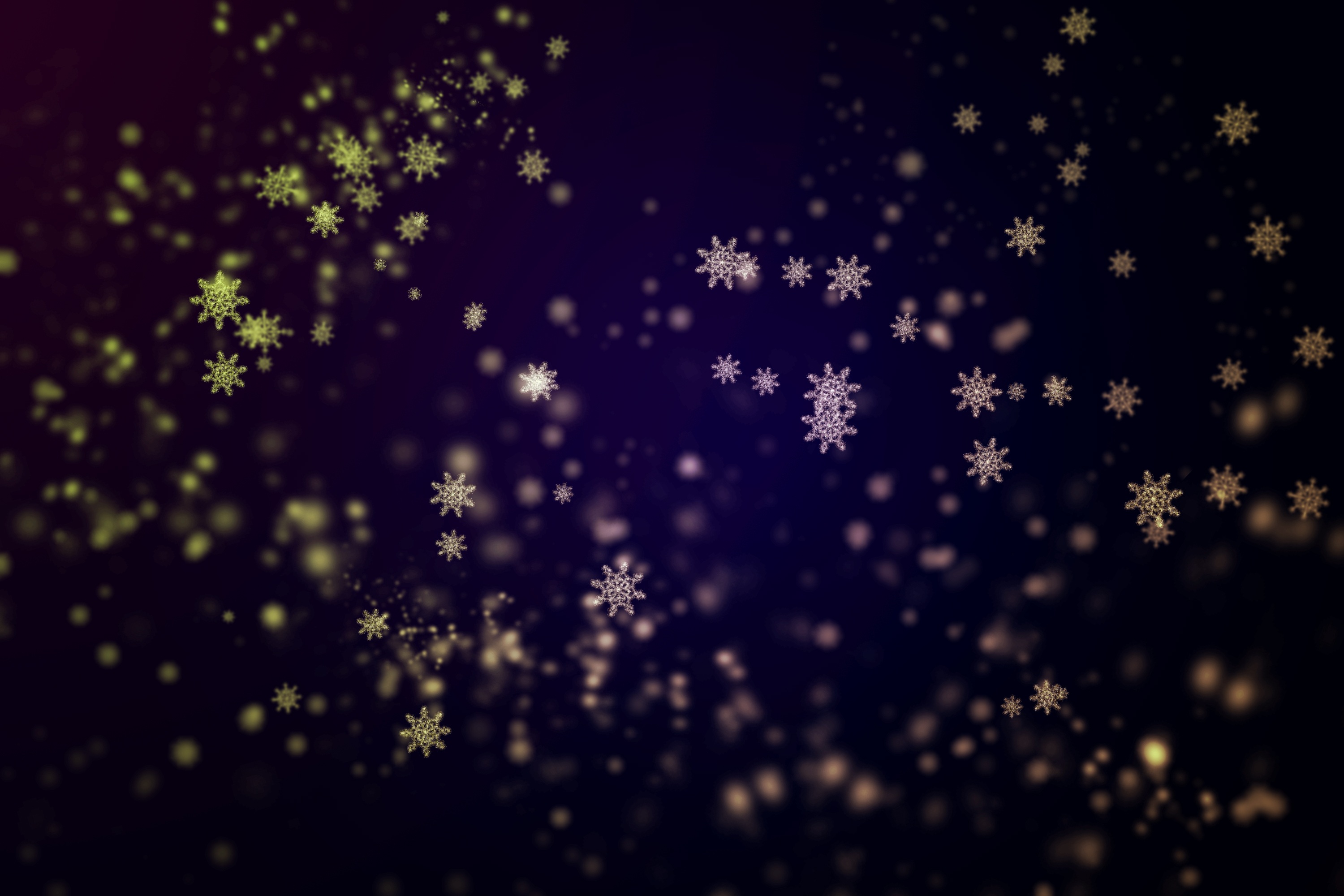 snowflakes, brilliance, abstract, background, shine