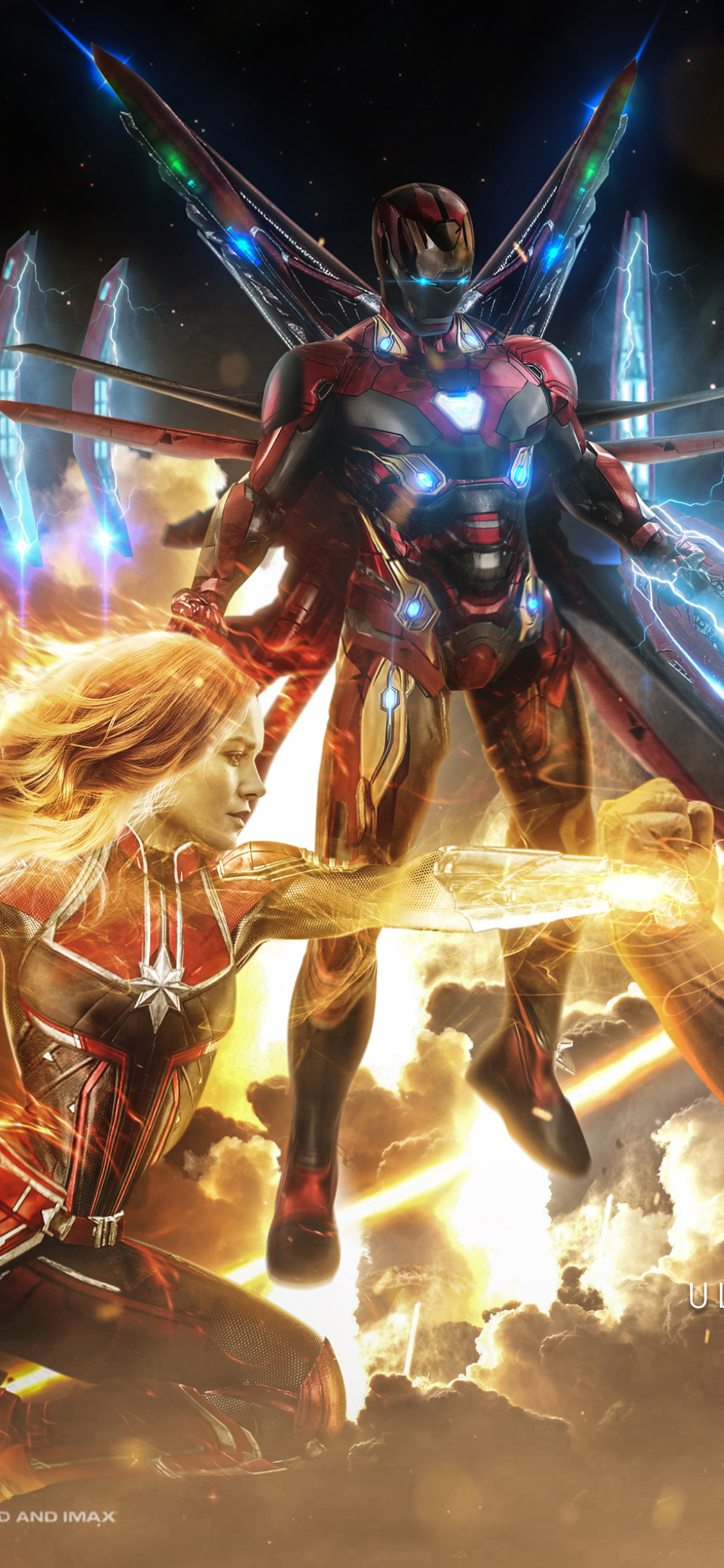 Download mobile wallpaper Iron Man, Movie, Captain Marvel, The Avengers, Avengers Endgame for free.