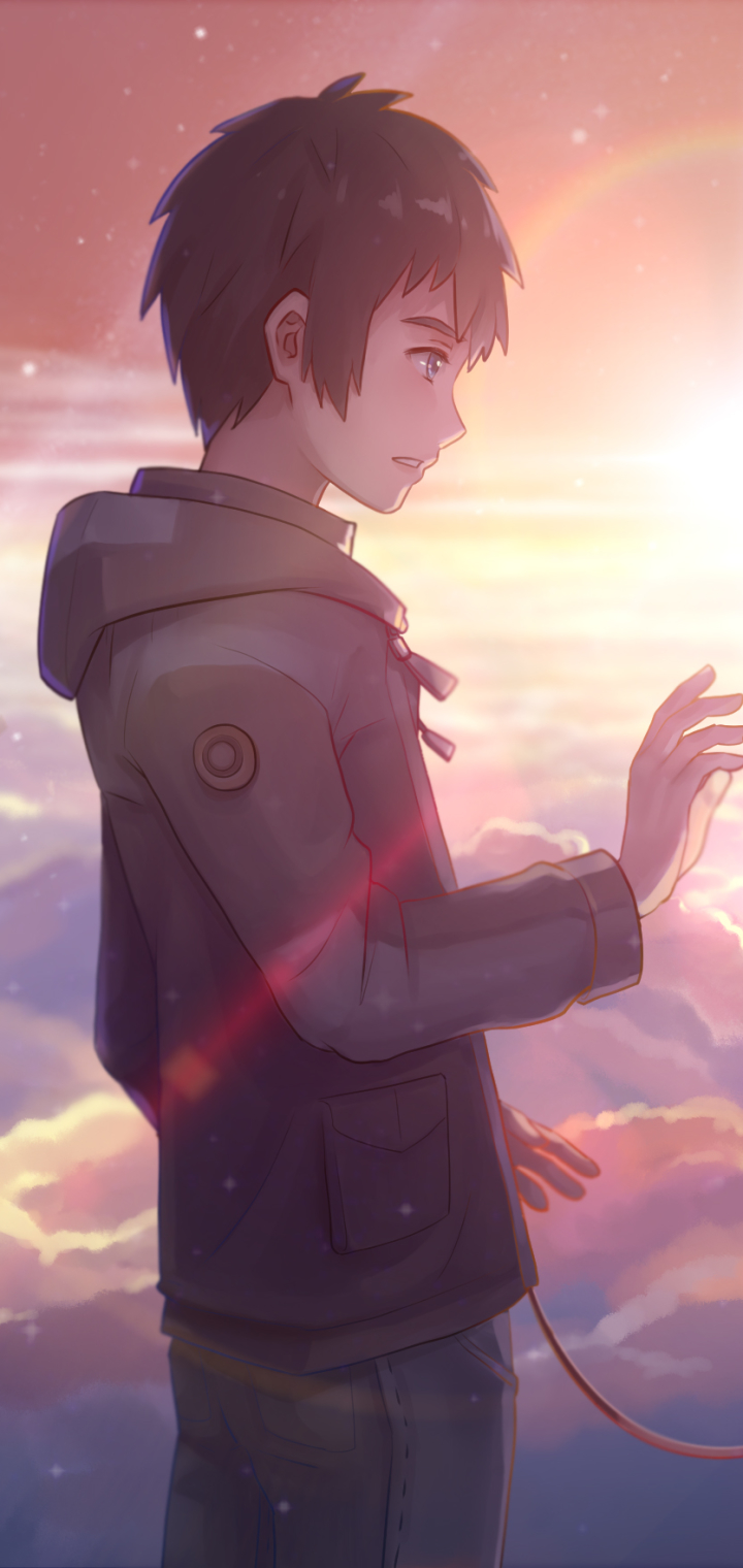 Handy-Wallpaper Animes, Your Name Gestern Heute Und Für Immer, Kimi No Na Wa, Taki Tachibana kostenlos herunterladen.