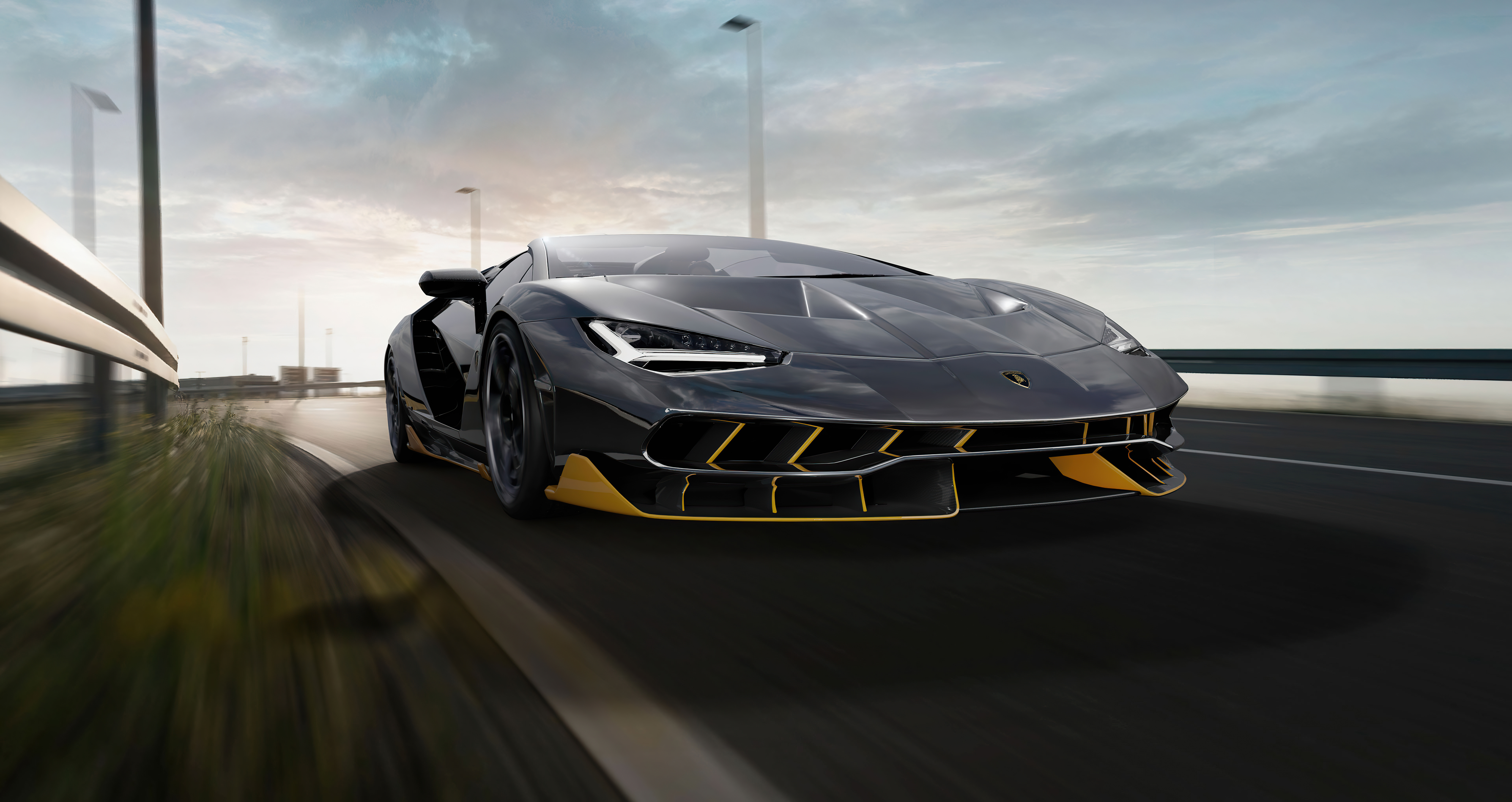 Free download wallpaper Lamborghini, Car, Supercar, Lamborghini Centenario, Vehicles, Black Car on your PC desktop