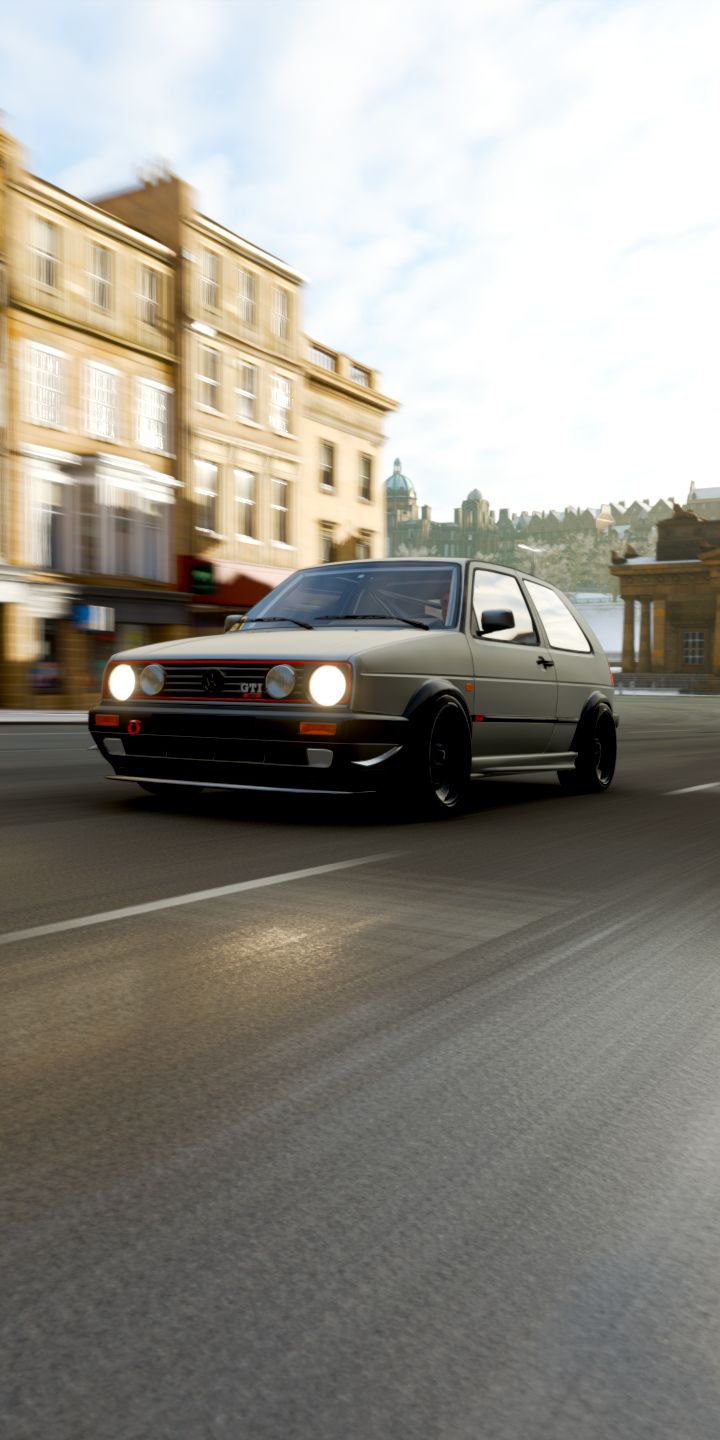 Download mobile wallpaper Car, Volkswagen Golf Gti, Vehicle, Video Game, Forza Horizon 4, Forza for free.