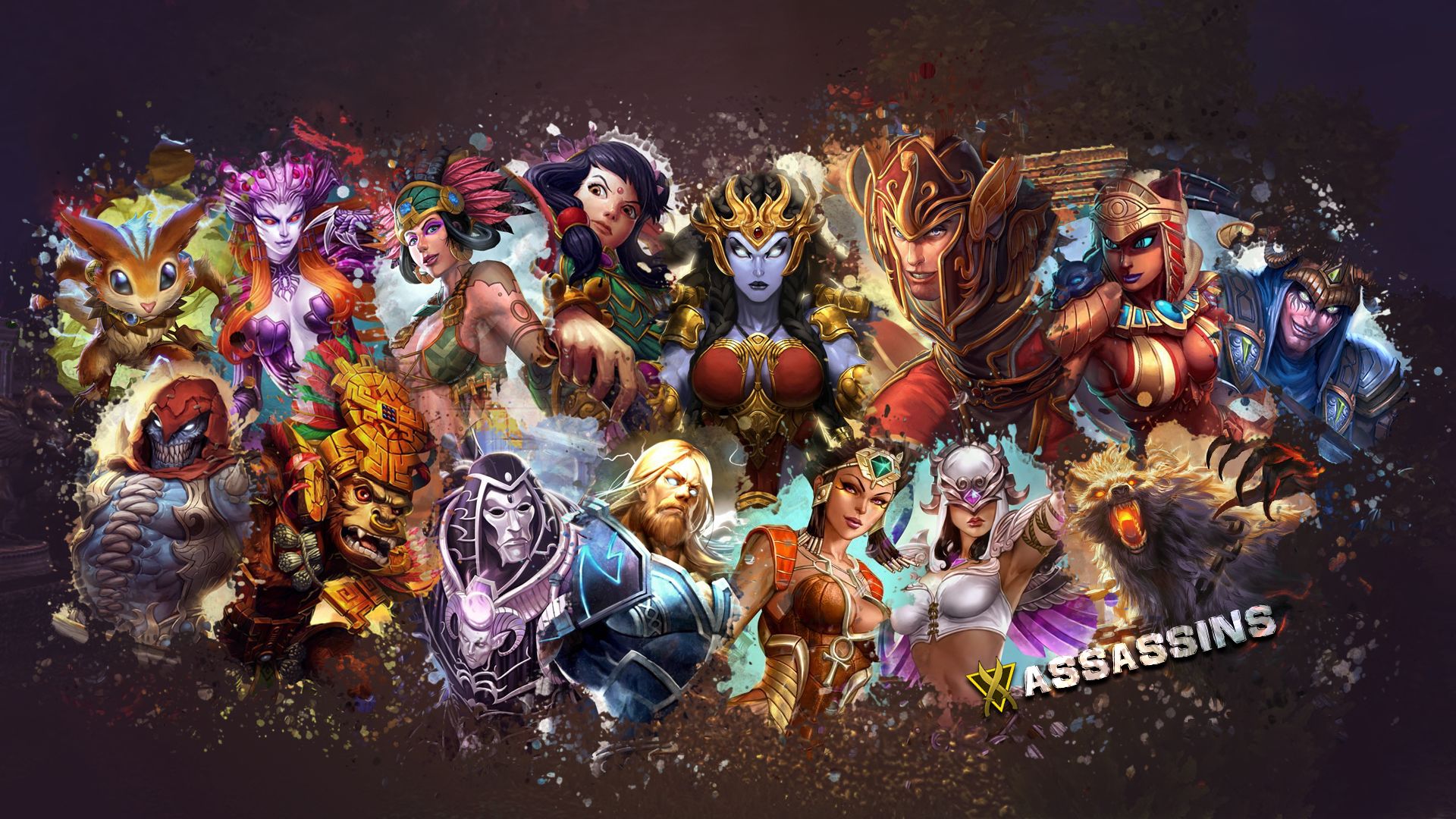 Free download wallpaper Assassin, Video Game, Smite on your PC desktop