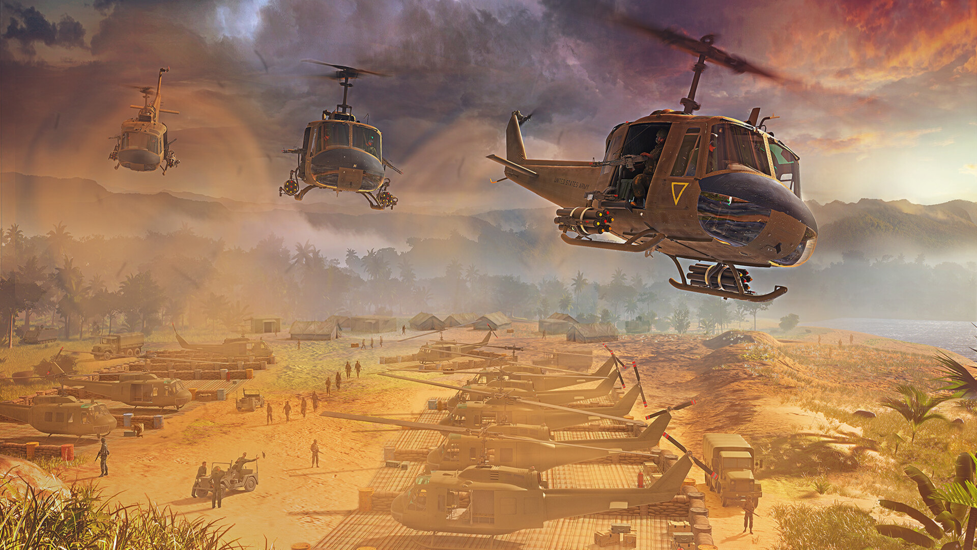 Download mobile wallpaper Helicopter, Military, Soldier, Vietnam, Military Helicopters for free.