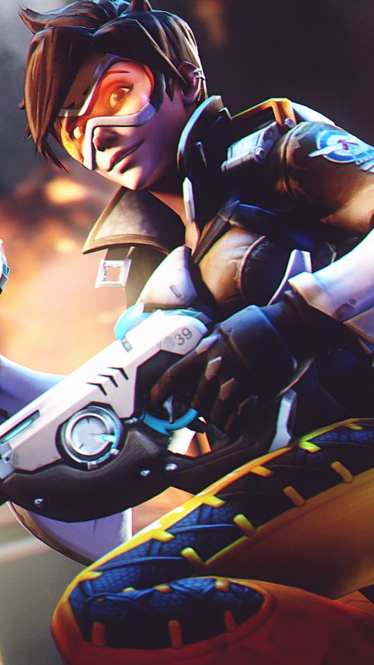 Handy-Wallpaper Overwatch, Computerspiele, Tracer (Overwatch) kostenlos herunterladen.