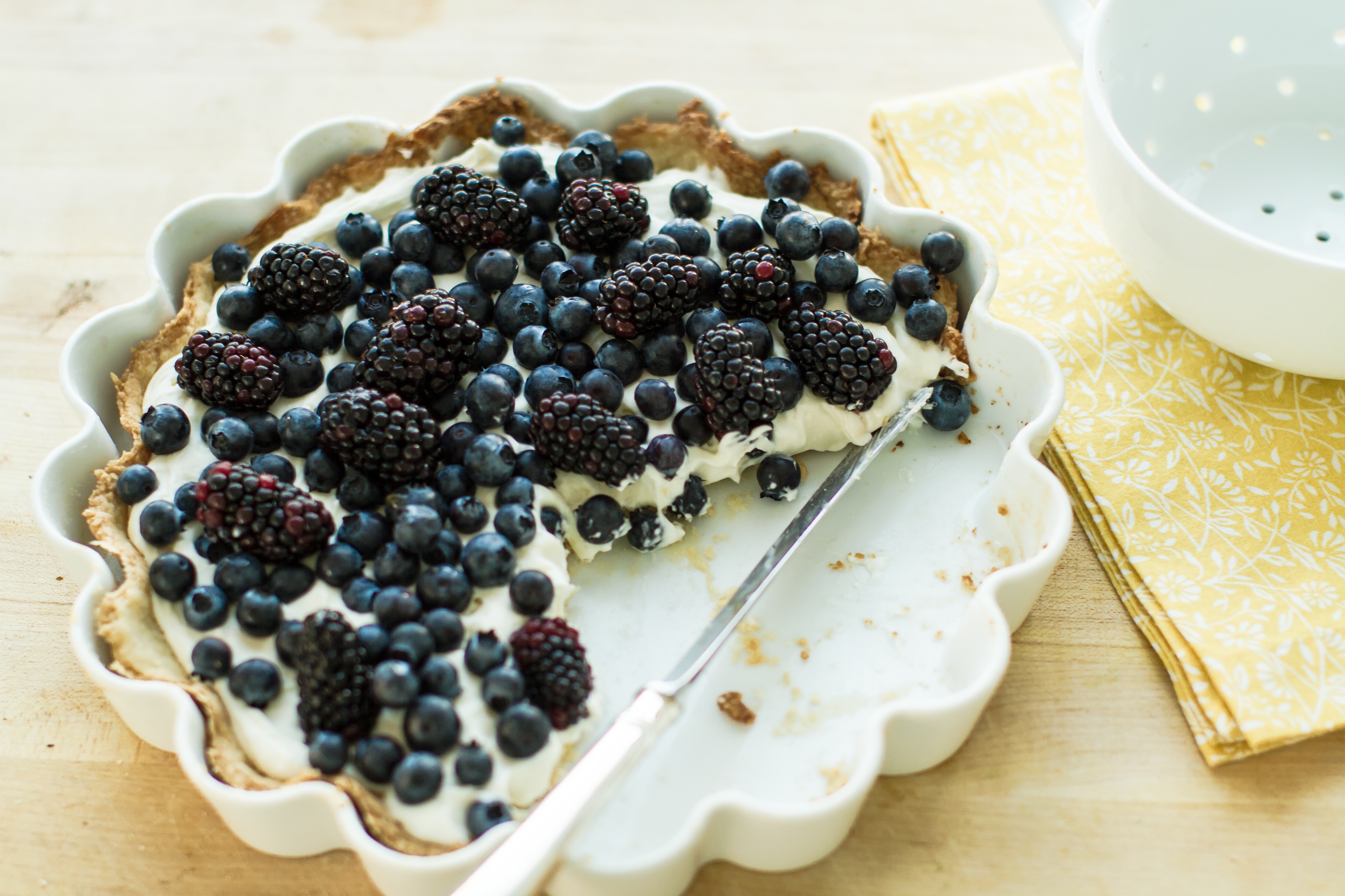 food, bilberries, blackberry, pie, cheesecake Full HD