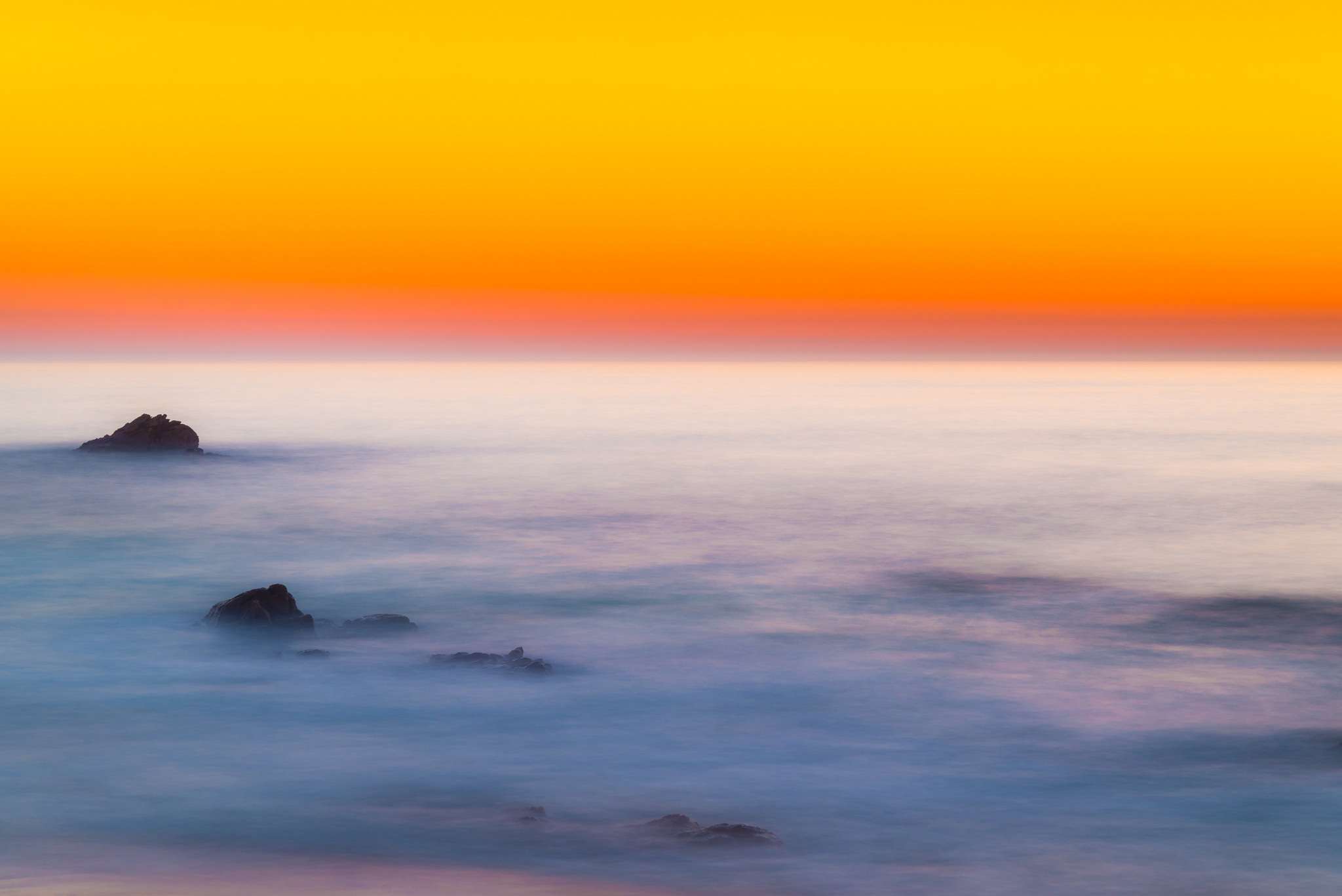 Free download wallpaper Nature, Sunset, Sky, Horizon, Ocean, Earth, Orange (Color) on your PC desktop