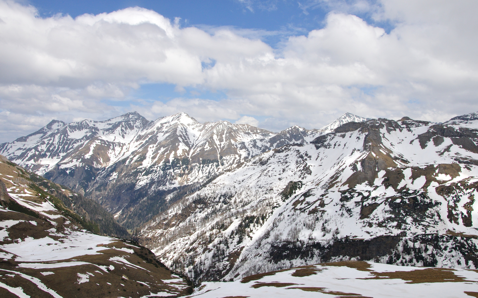 Handy-Wallpaper Schnee, Berge, Winter, Gebirge, Erde/natur, Wolke, Himmel, Landschaft kostenlos herunterladen.