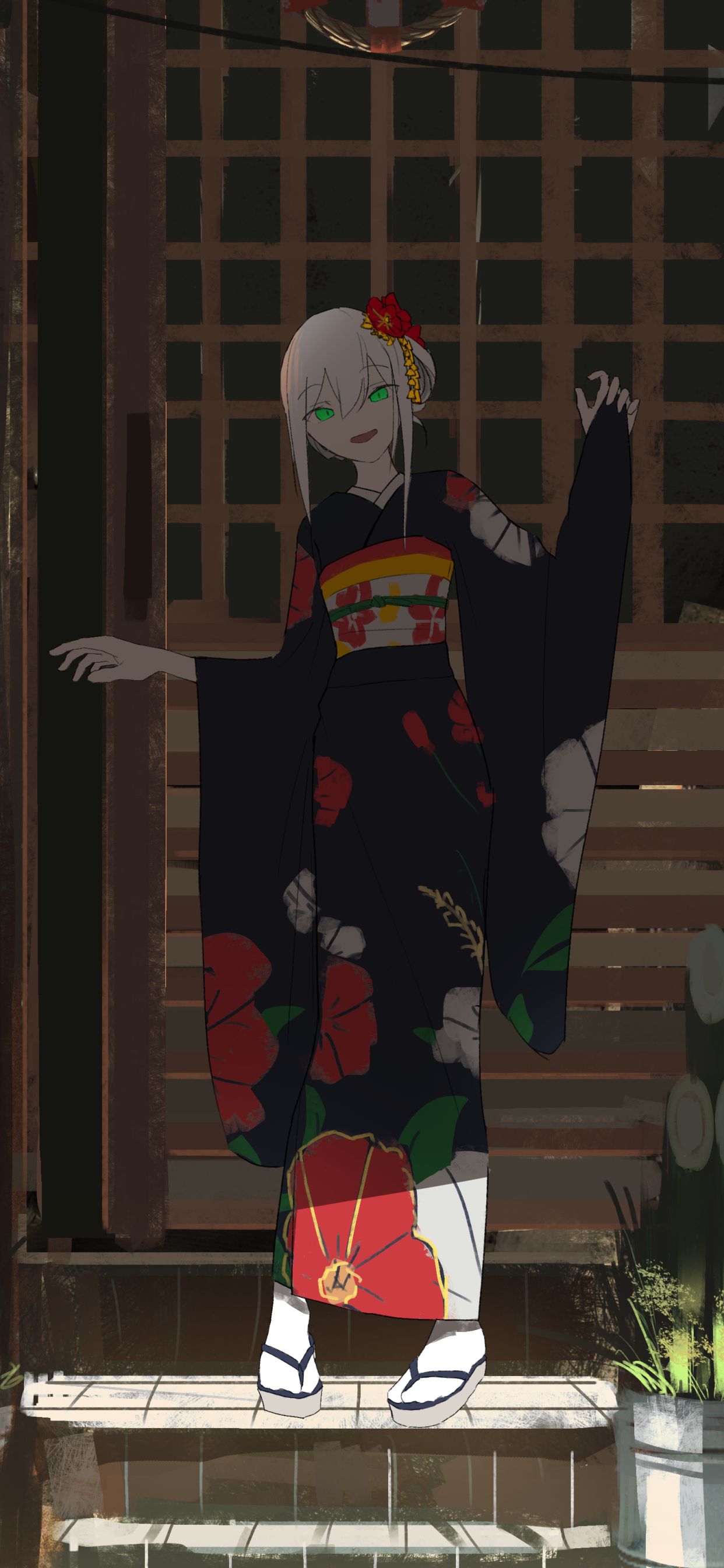 Descarga gratuita de fondo de pantalla para móvil de Animado, Geisha.