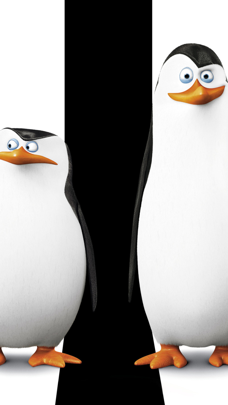 vertical wallpaper movie, penguins of madagascar, penguin, madagascar (movie)