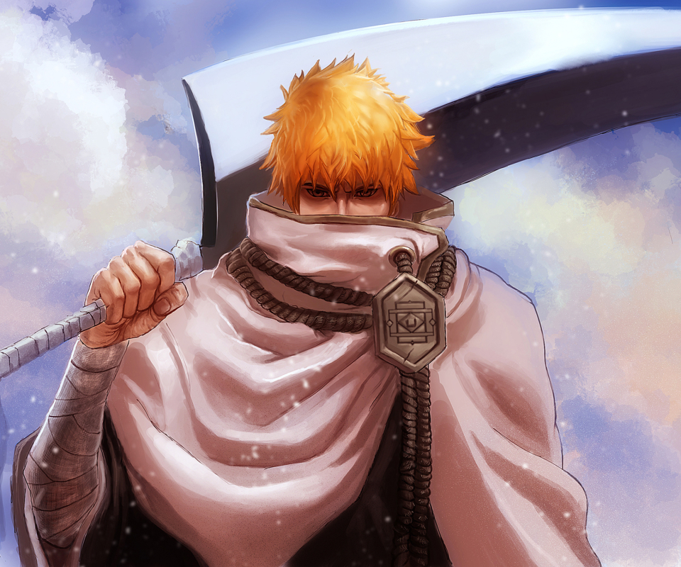 Download mobile wallpaper Anime, Bleach, Sword, Ichigo Kurosaki for free.