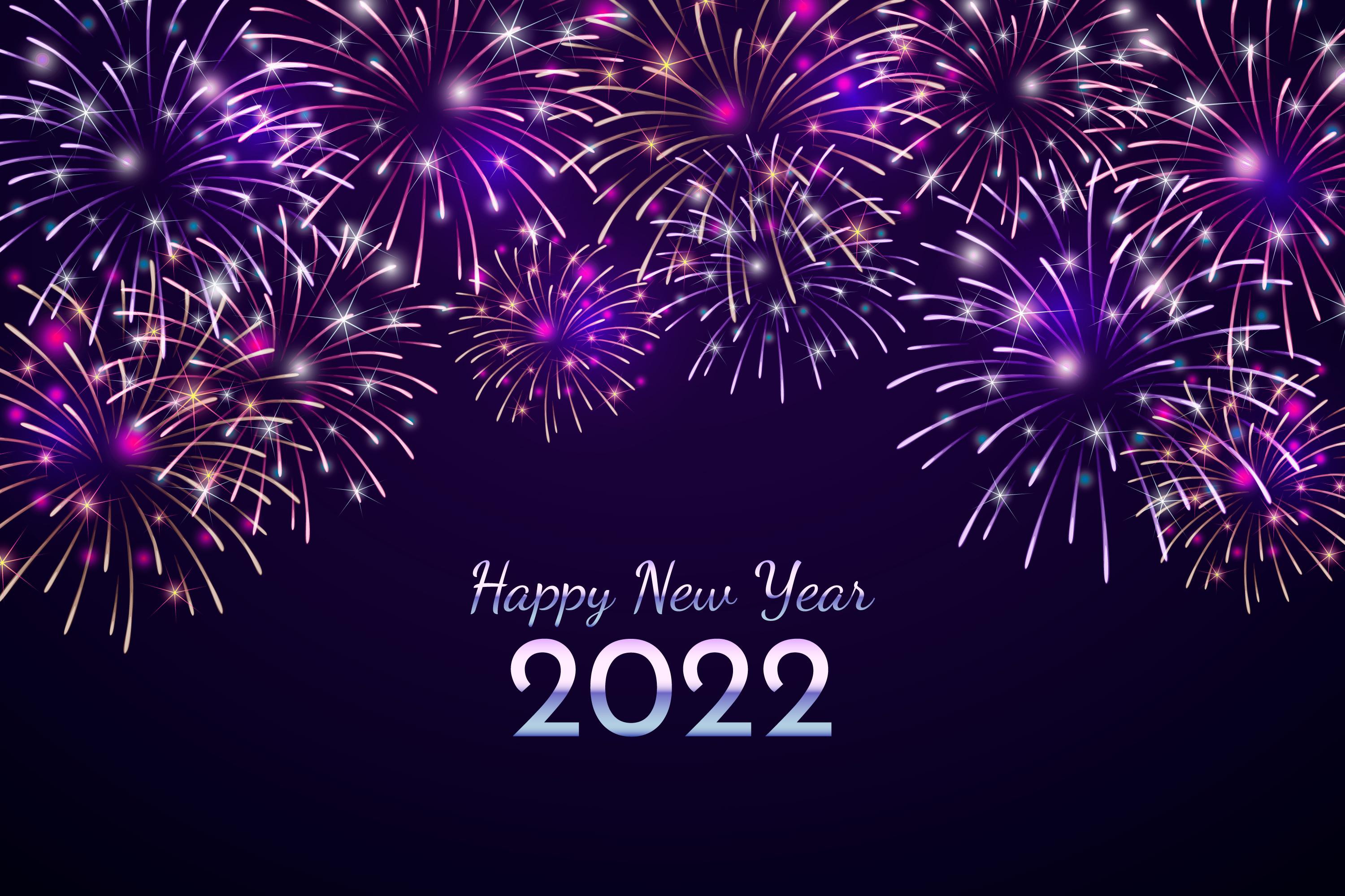 1056727壁紙のダウンロードホリデー, 2022年新年, 花火, あけましておめでとう-スクリーンセーバーと写真を無料で
