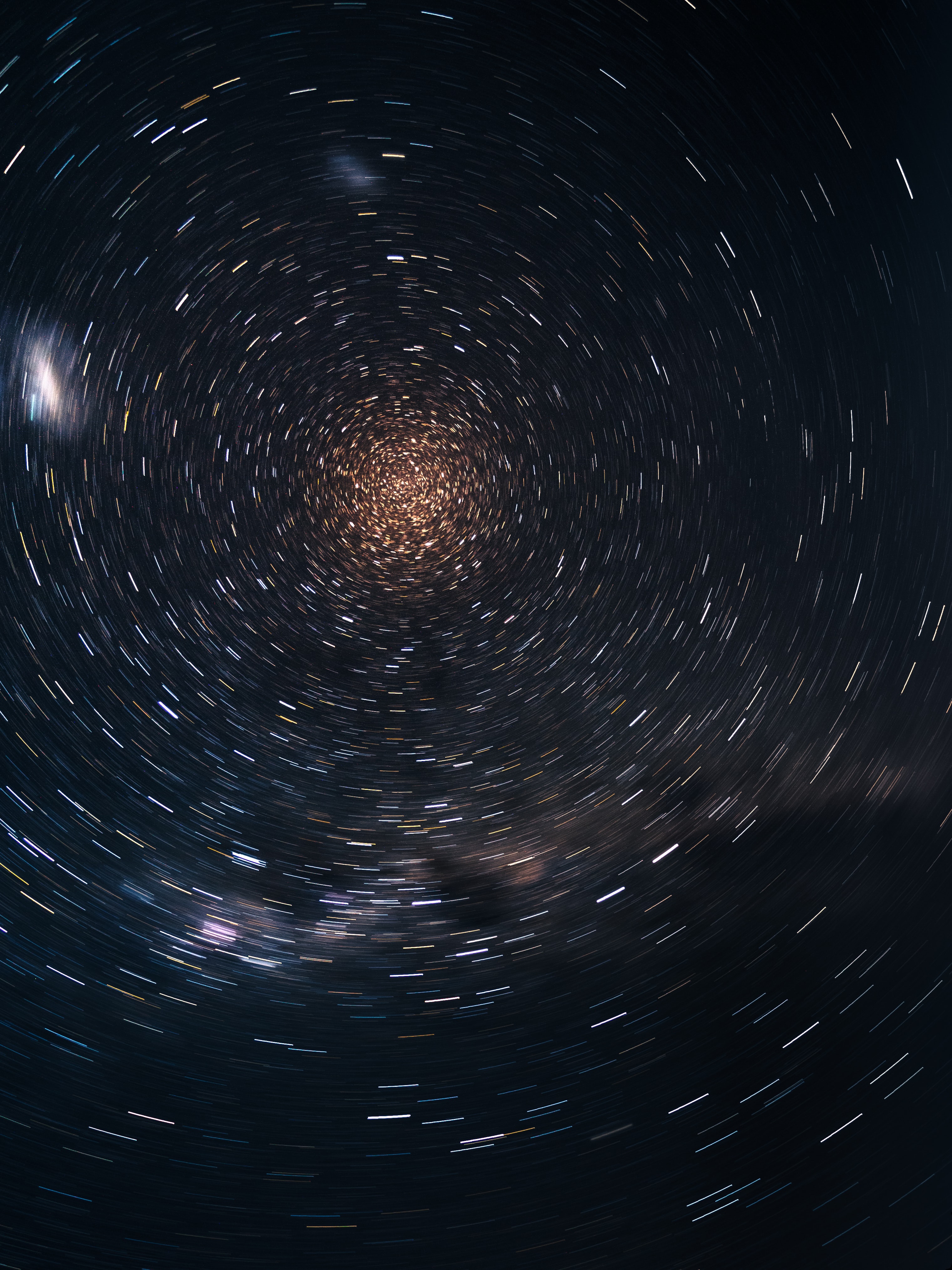 Free download wallpaper Blur, Smooth, Starry Sky, Rotation, Abstract on your PC desktop