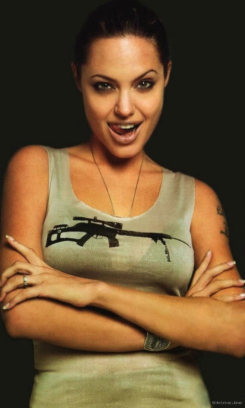 Handy-Wallpaper Angelina Jolie, Berühmtheiten kostenlos herunterladen.