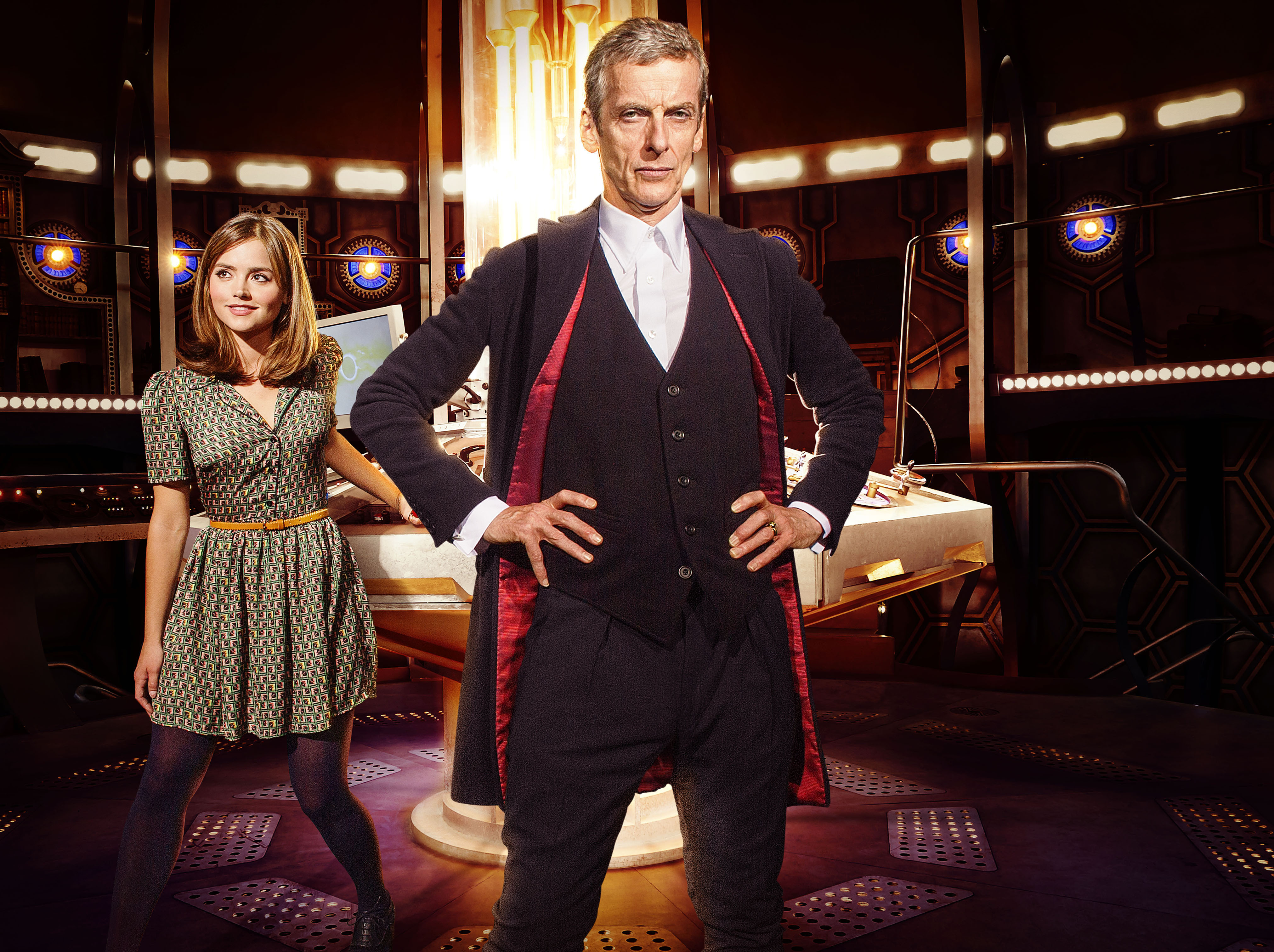Descarga gratuita de fondo de pantalla para móvil de Doctor Who, Series De Televisión, Pedro Capaldi, Jenna Coleman.