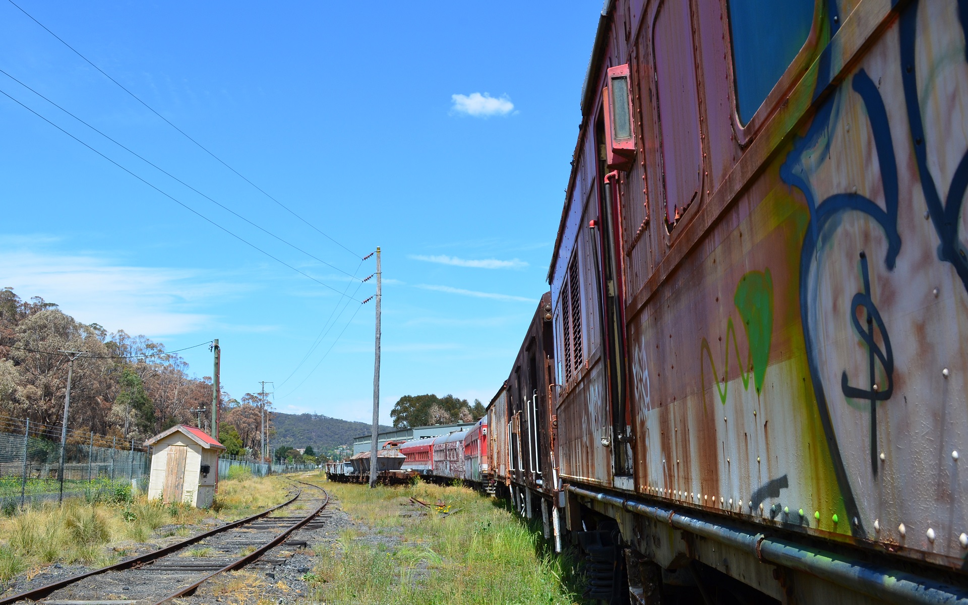 vehicles, train, lithgow, railroad