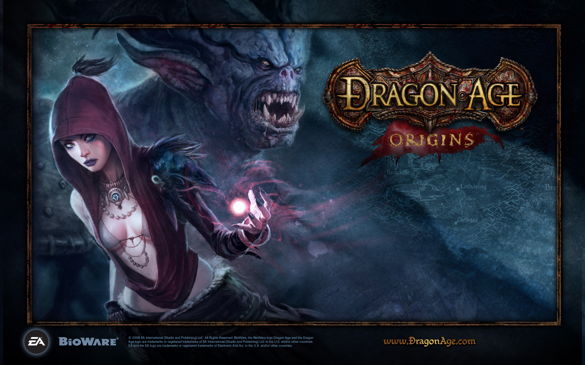 Handy-Wallpaper Dragon Age: Origins, Drachenzeit, Kreatur, Computerspiele kostenlos herunterladen.