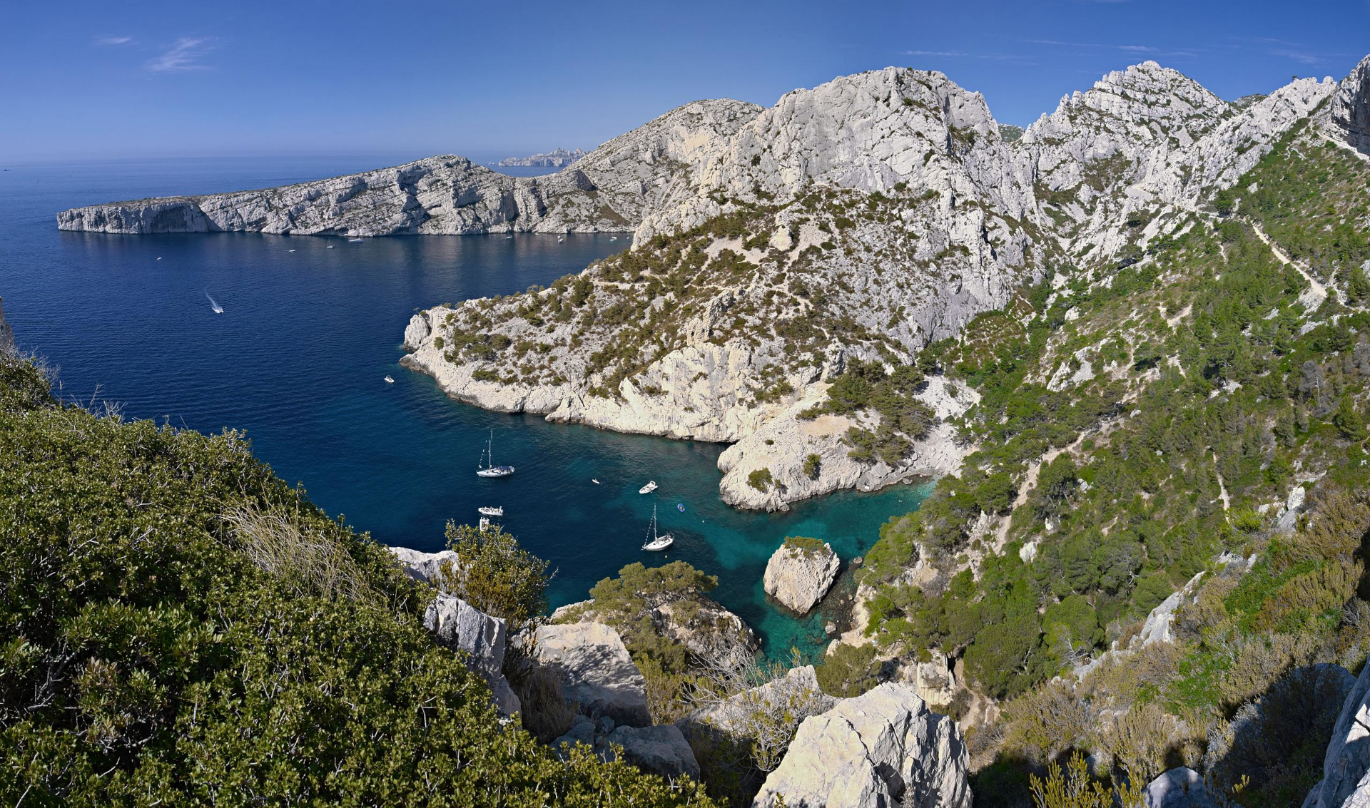 Laden Sie Calanque De Morgiou HD-Desktop-Hintergründe herunter