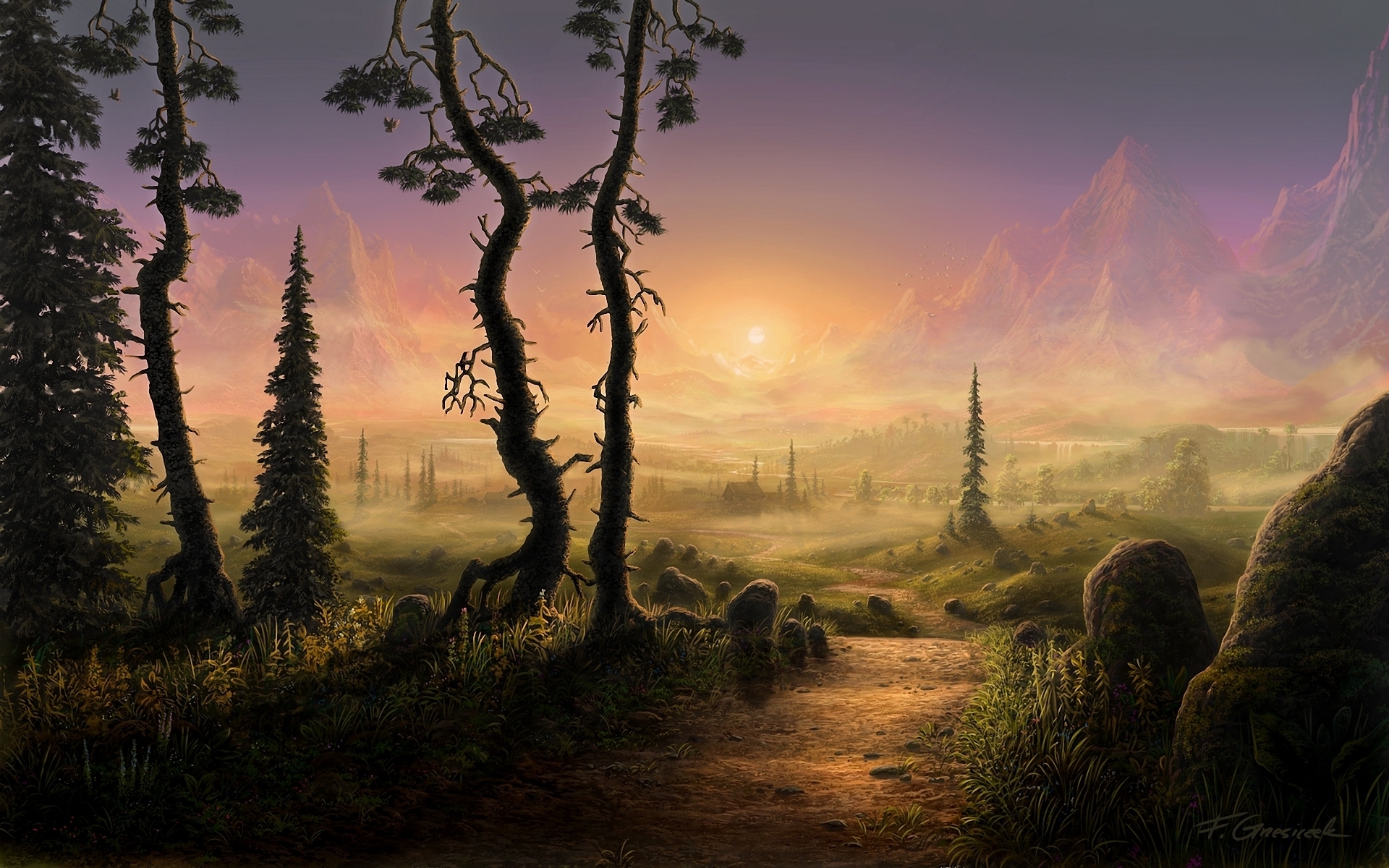 Download mobile wallpaper Fantasy, Landscape for free.