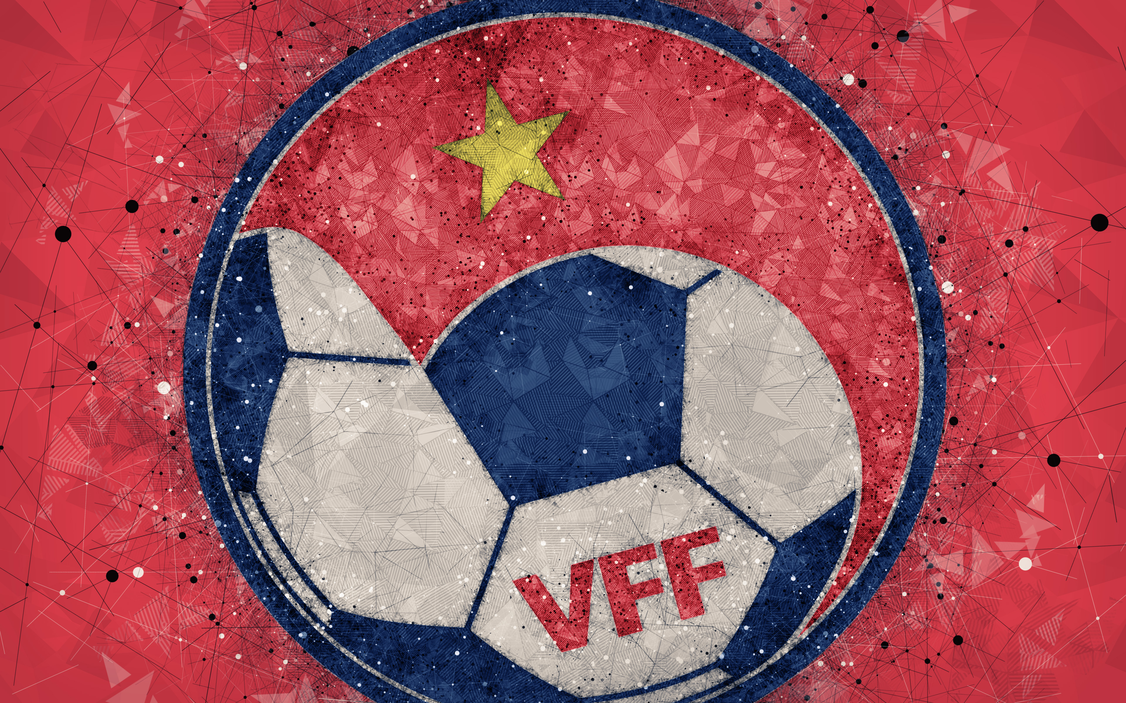 Baixar papel de parede para celular de Esportes, Futebol, Logotipo, Emblema, Vietname, Seleção Nacional De Futebol Do Vietnã gratuito.