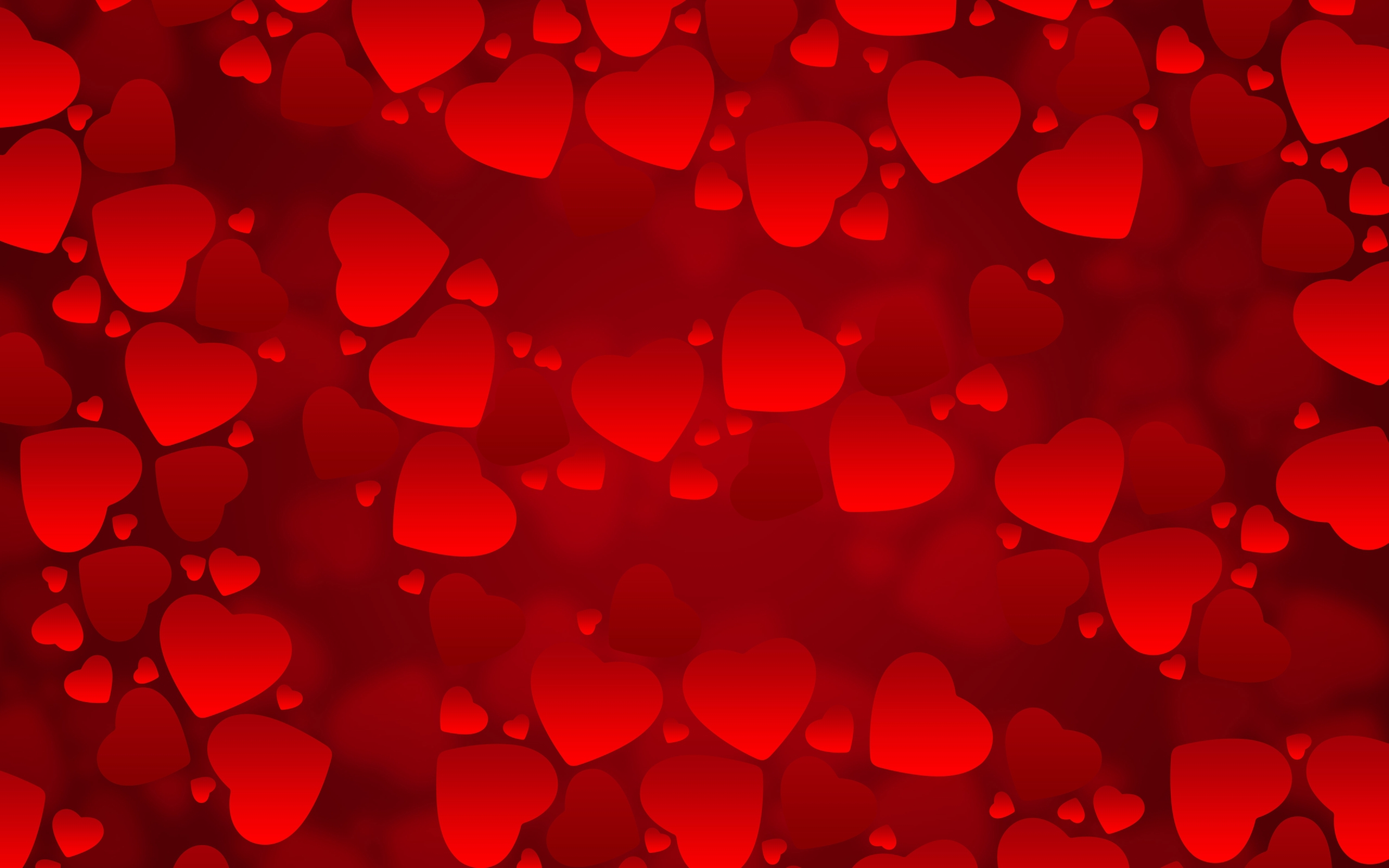 holidays, background, hearts, valentine's day, red