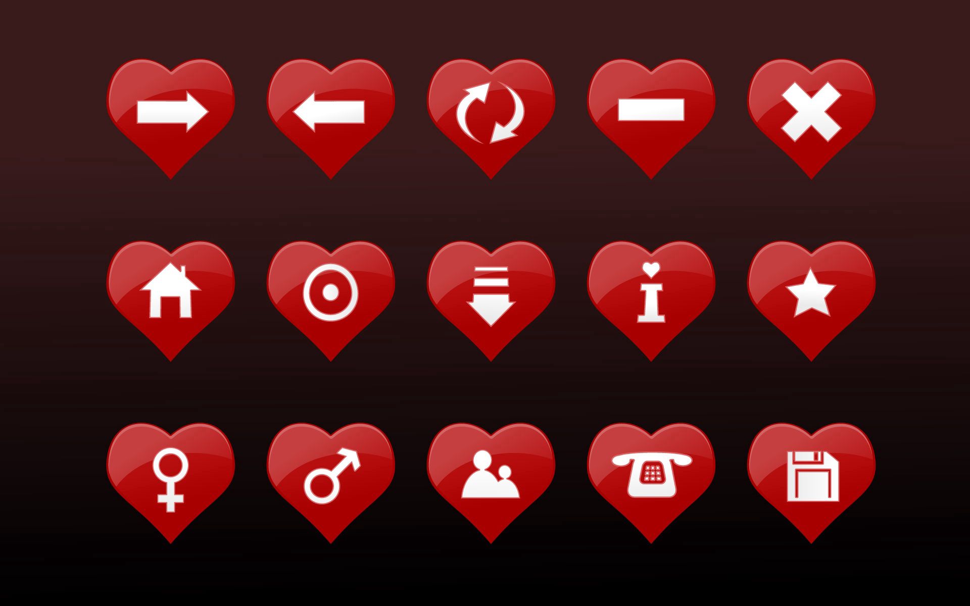 love, signs, black, red, heart