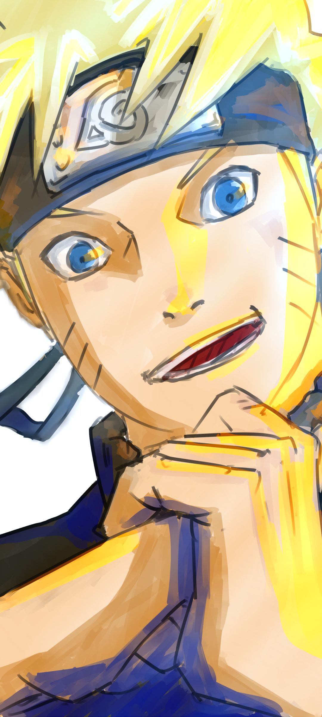 Handy-Wallpaper Naruto, Blond, Blaue Augen, Blondinen, Animes, Naruto Uzumaki kostenlos herunterladen.