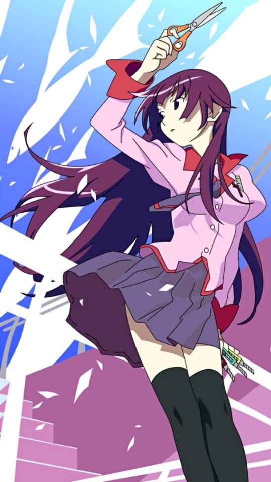 Download mobile wallpaper Anime, Monogatari (Series), Hitagi Senjōgahara for free.