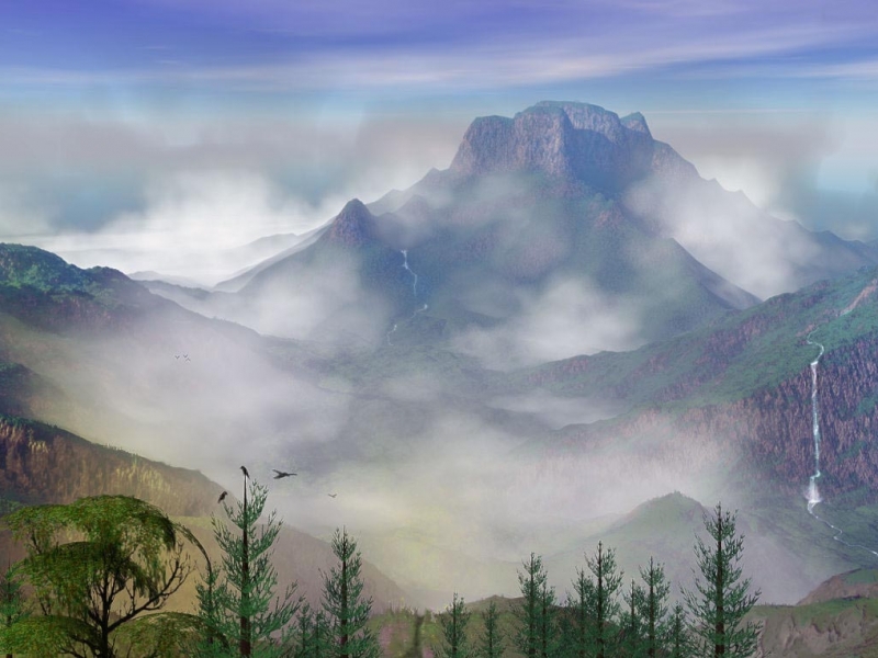 無料モバイル壁紙山脈, 風景をダウンロードします。