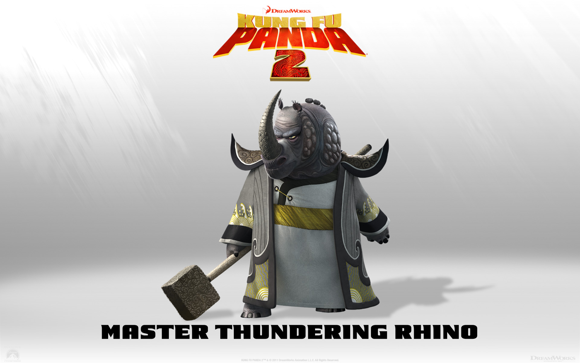 movie, kung fu panda 2, kung fu panda, master thundering rhino