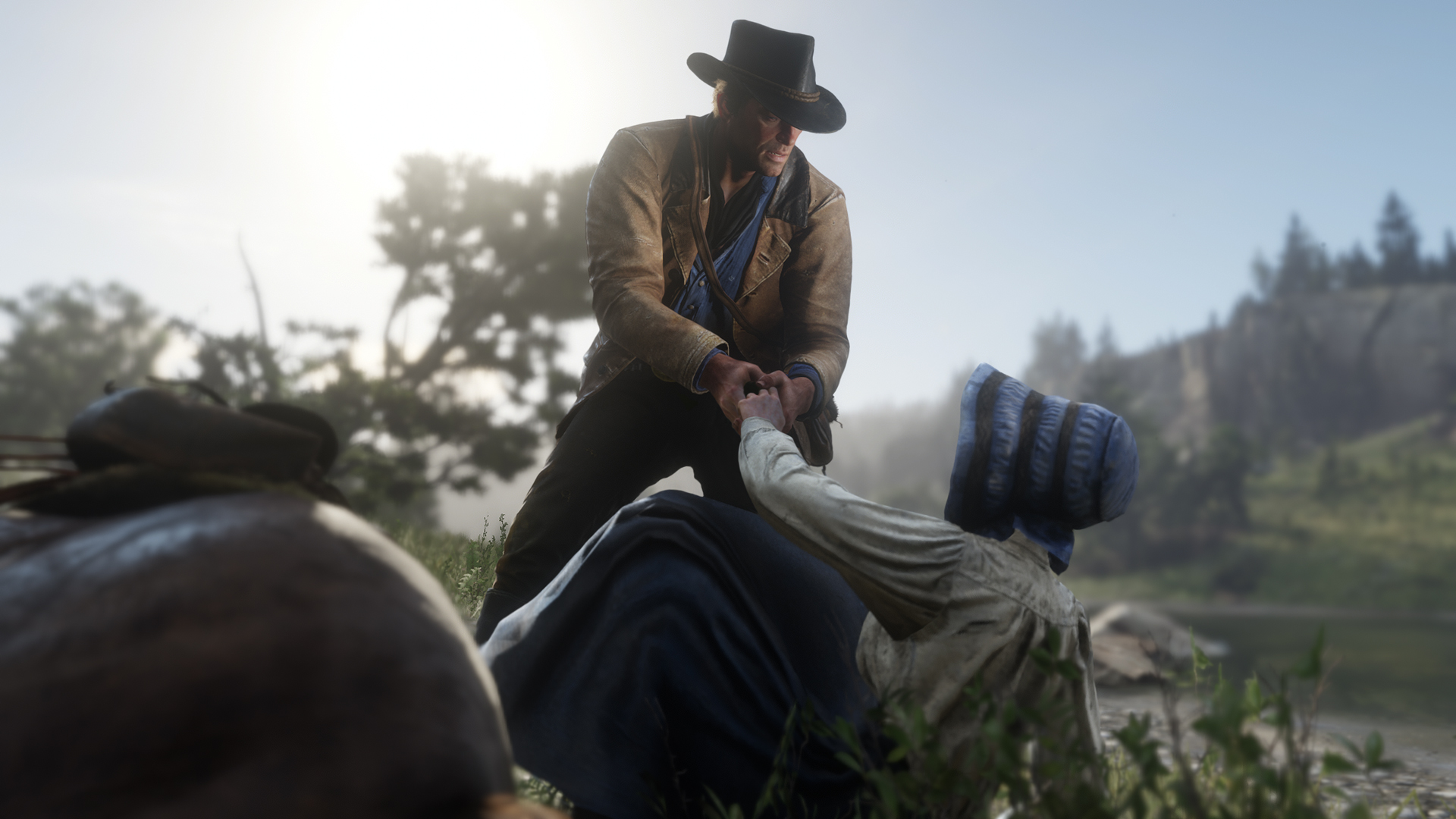 Téléchargez gratuitement l'image Jeux Vidéo, Red Dead Redemption 2, Mort Rouge sur le bureau de votre PC