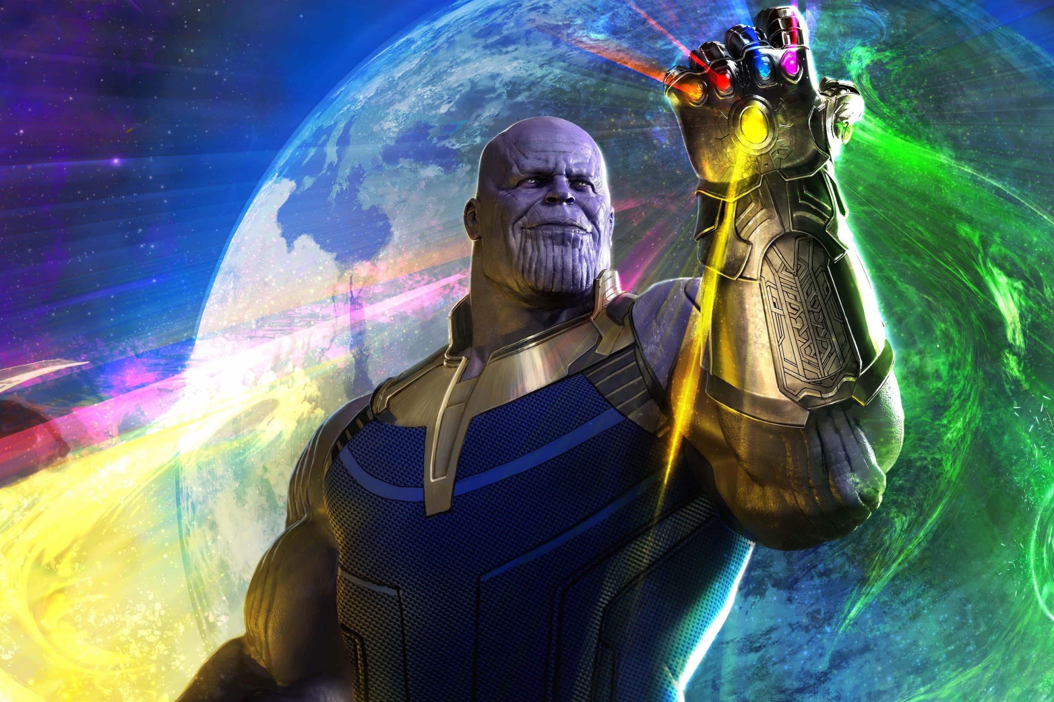 Laden Sie das Filme, Die Rächer, Josh Brolin, Thanos, Unendlicher Handschuh, Avengers: Infinity War-Bild kostenlos auf Ihren PC-Desktop herunter