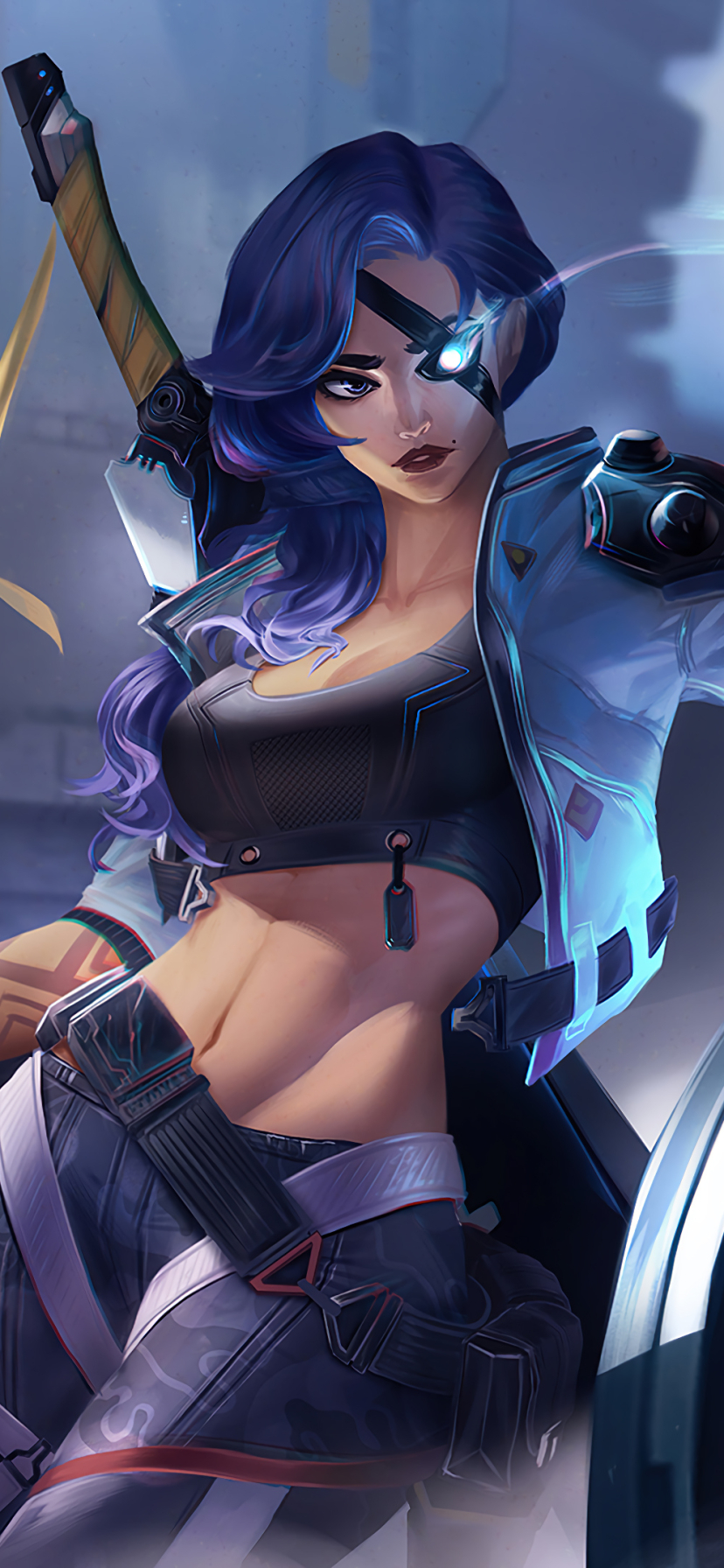 Download mobile wallpaper League Of Legends, Video Game, Samira (League Of Legends) for free.