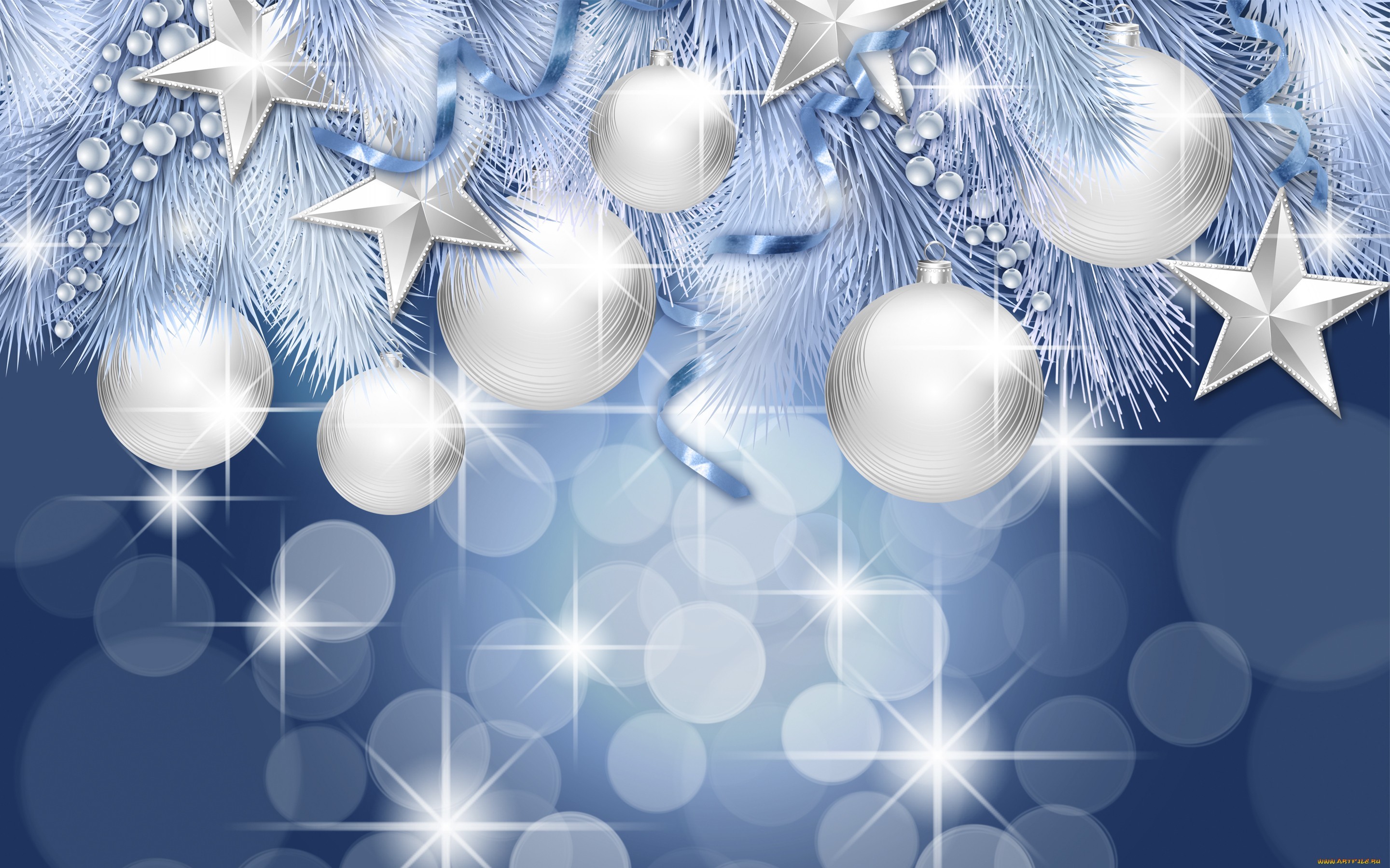 18216 скачать обои праздники, новый год (new year), рождество (christmas xmas), синие, фон - заставки и картинки бесплатно
