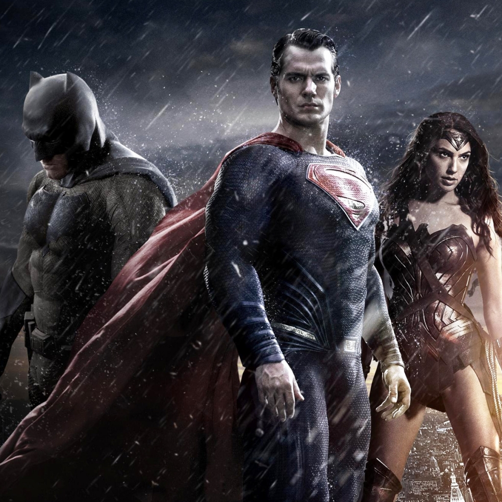 Download mobile wallpaper Batman, Superman, Movie, Wonder Woman, Batman V Superman: Dawn Of Justice for free.
