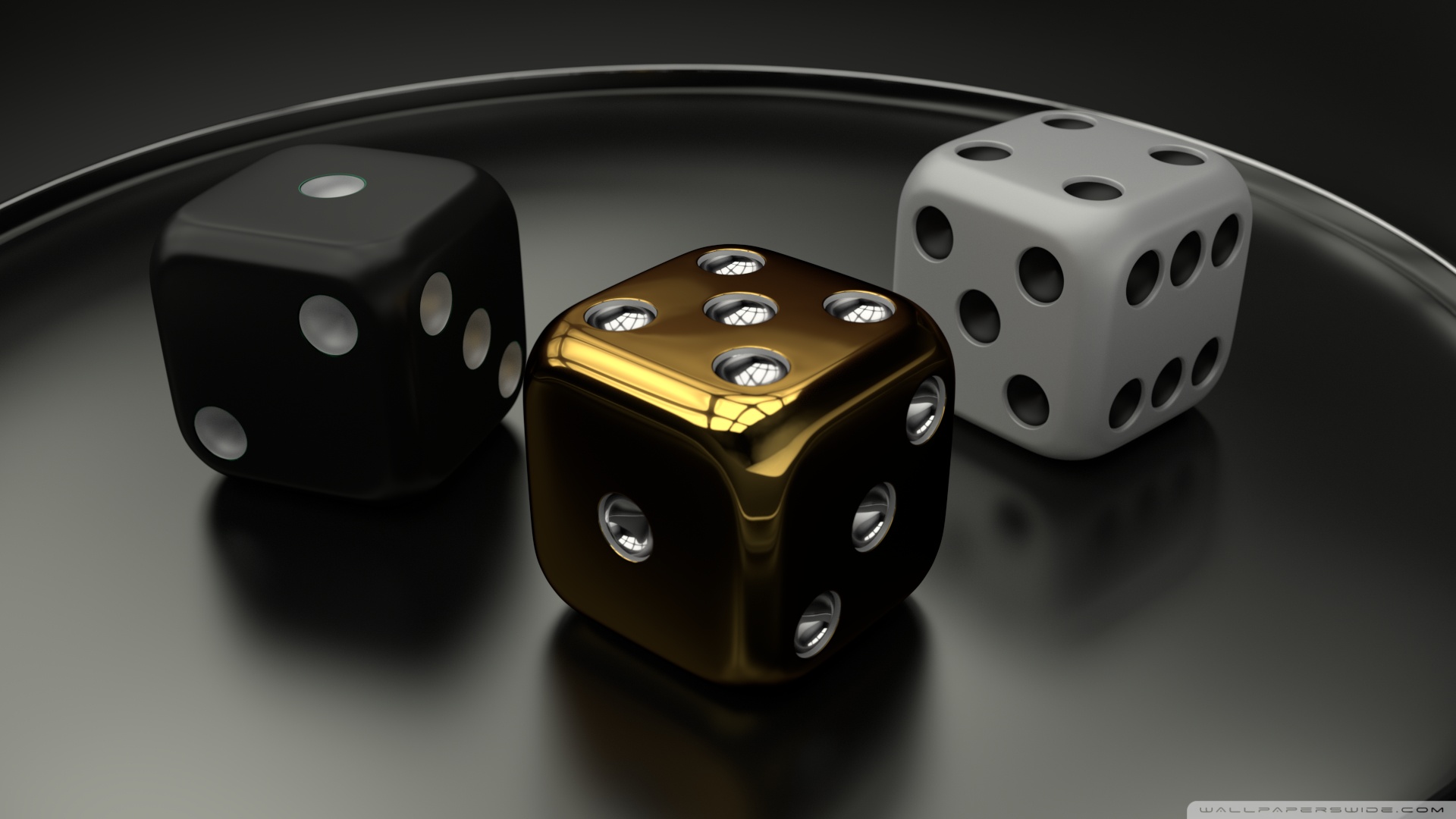 Mobile wallpaper dice, game