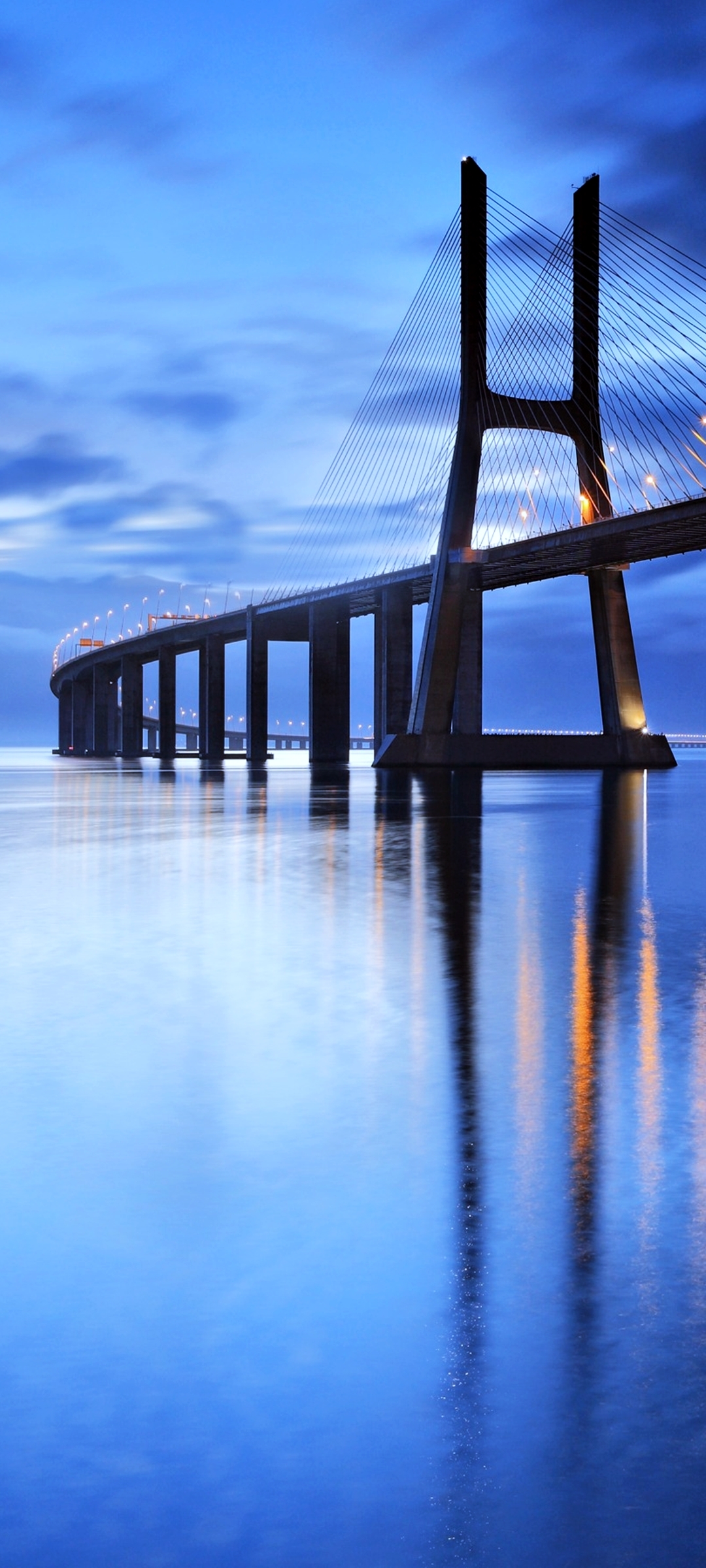 Download mobile wallpaper Bridges, Portugal, Man Made, Vasco Da Gama Bridge for free.