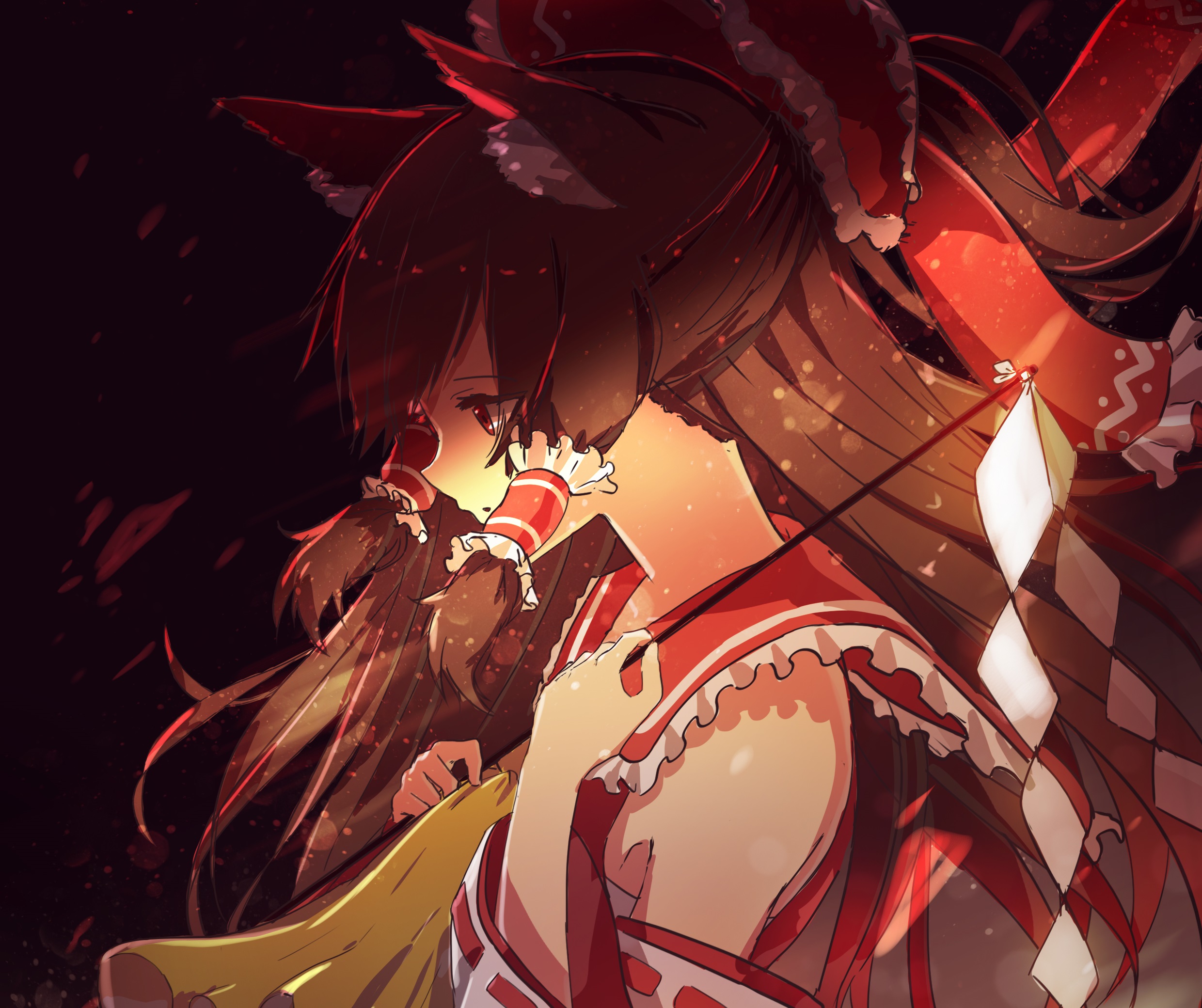 Descarga gratuita de fondo de pantalla para móvil de Animado, Touhou, Reimu Hakurei.