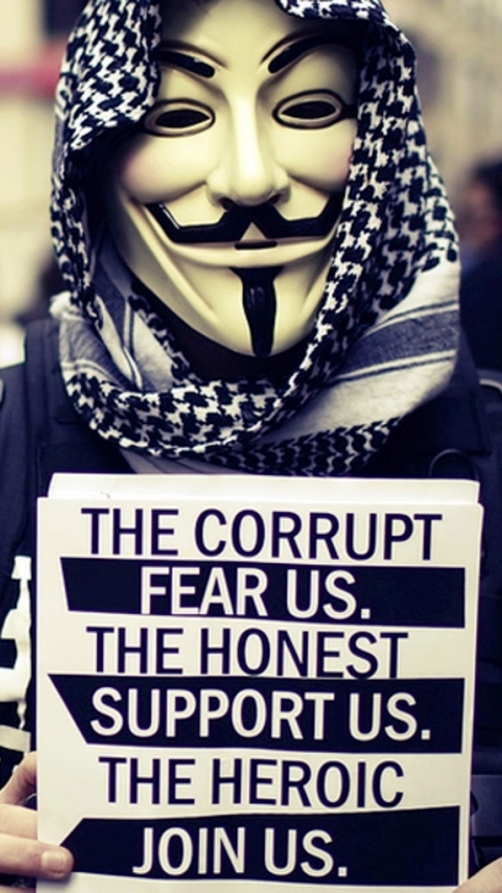 Download mobile wallpaper Dark, Anonymous for free.