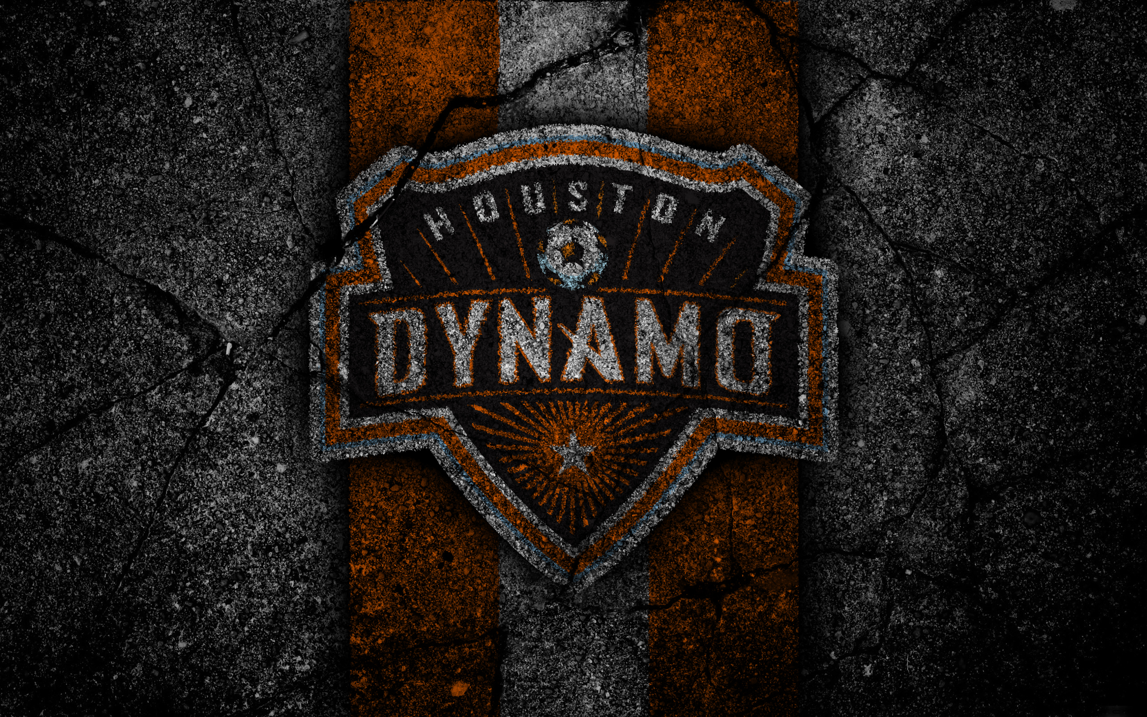 Téléchargez des papiers peints mobile Logo, Des Sports, Emblème, Football, Mls, Houston Dynamo Fc gratuitement.