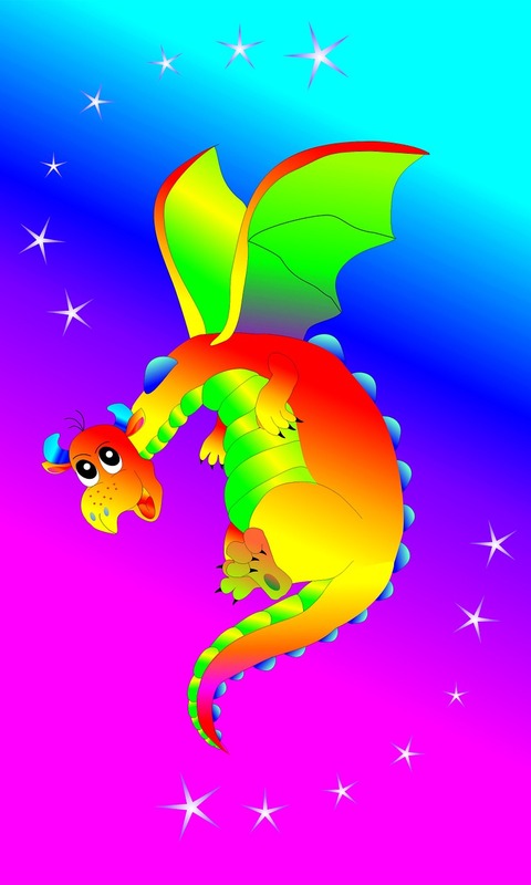 Download mobile wallpaper Fantasy, Colors, Dragon for free.
