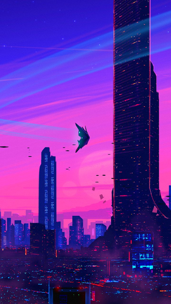 Download mobile wallpaper City, Cityscape, Sci Fi for free.