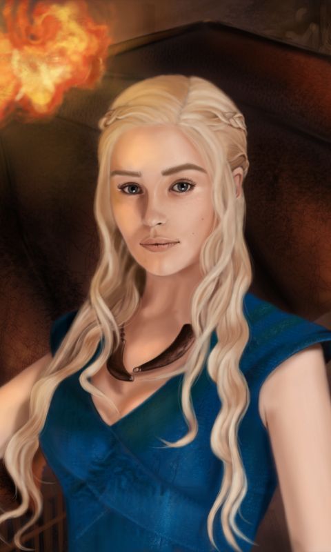 Download mobile wallpaper Game Of Thrones, Tv Show, Daenerys Targaryen for free.