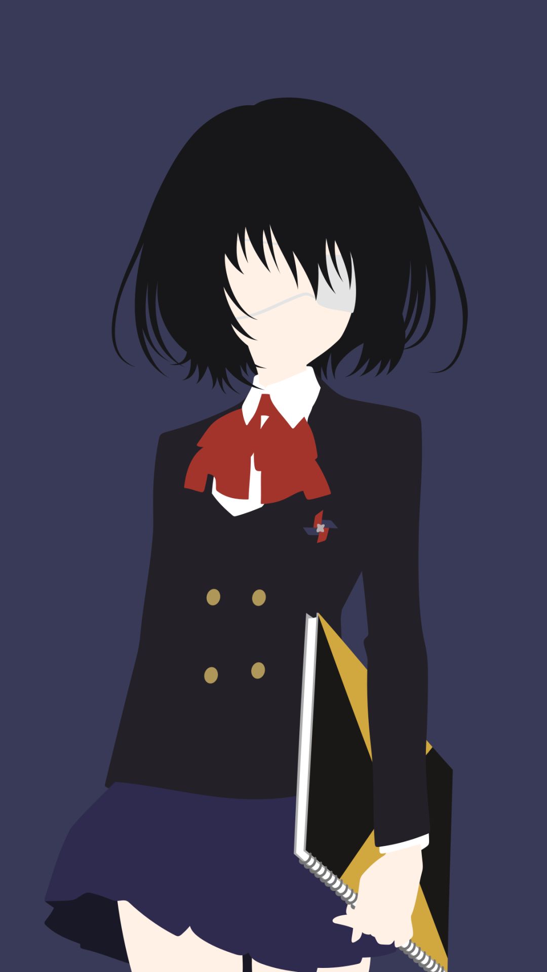 Download mobile wallpaper Anime, Minimalist, Another, Another (Anime), Mei Misaki for free.