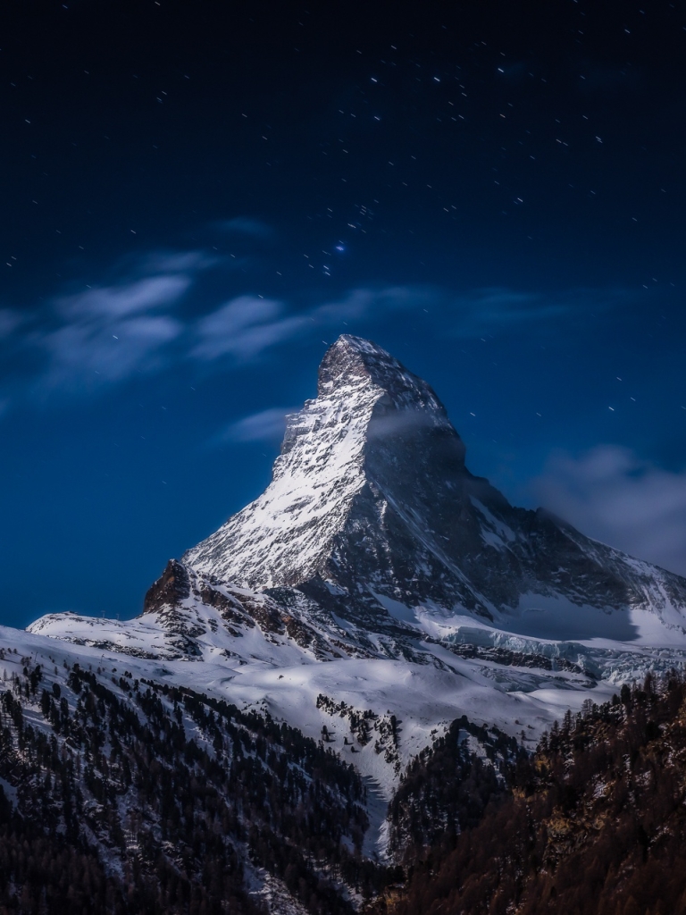 Download mobile wallpaper Mountains, Mountain, Peak, Alps, Earth, Matterhorn for free.