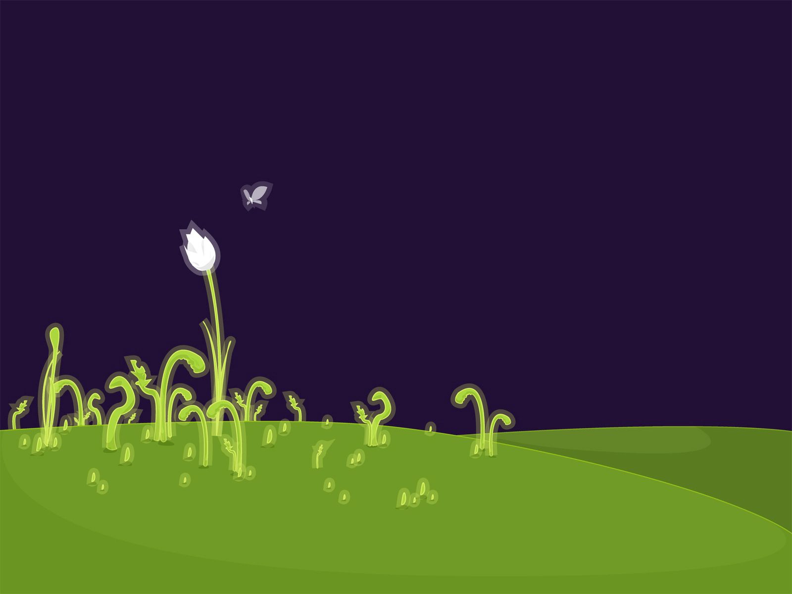Download mobile wallpaper Field, Grass, Flower, Plant, Drawing, Art, Picture, Vector for free.