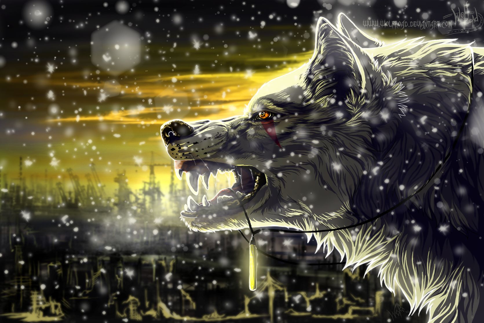 Free download wallpaper Fantasy, Wolf, Fantasy Animals on your PC desktop