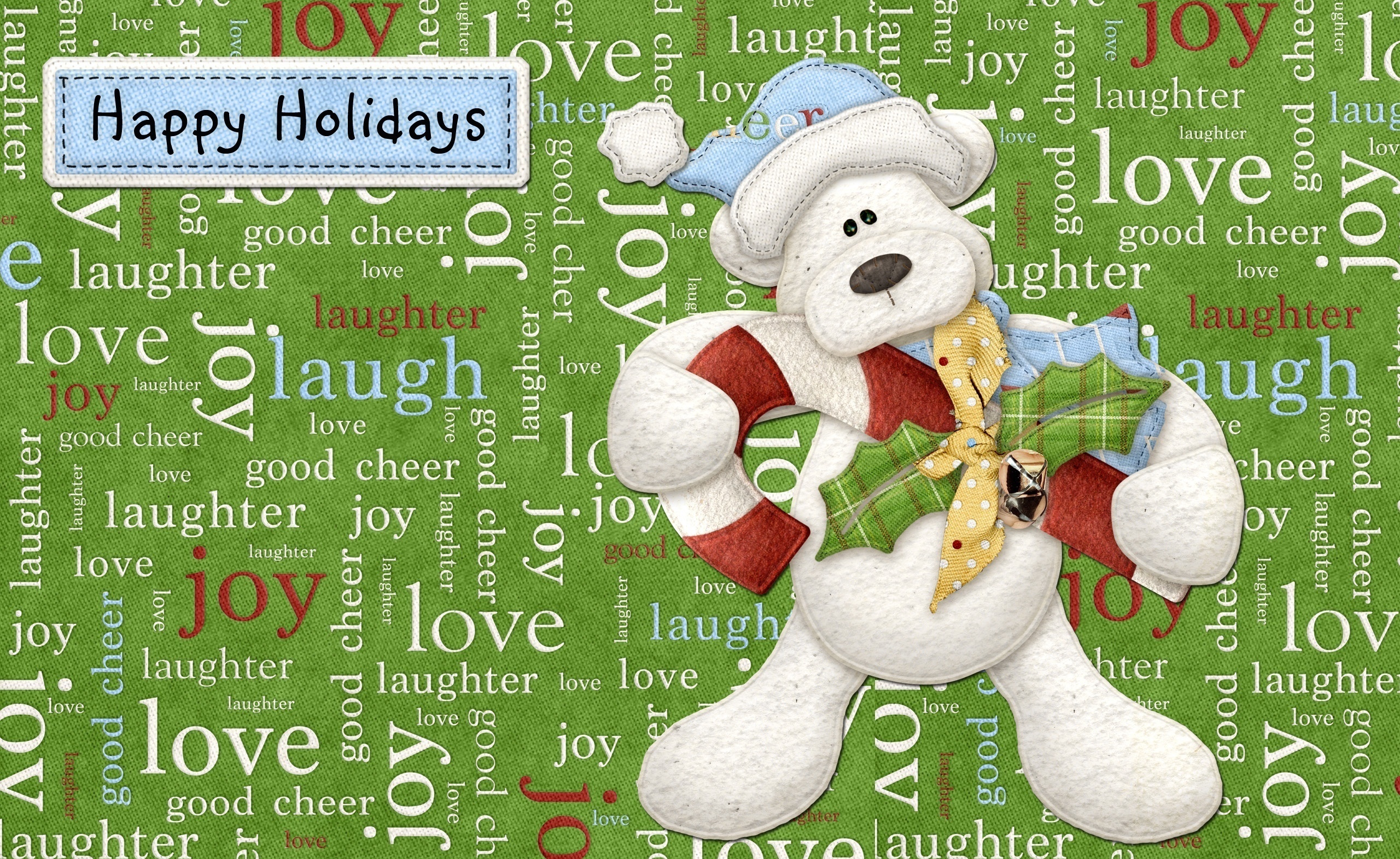 Download mobile wallpaper Teddy Bear, Christmas, Holiday for free.