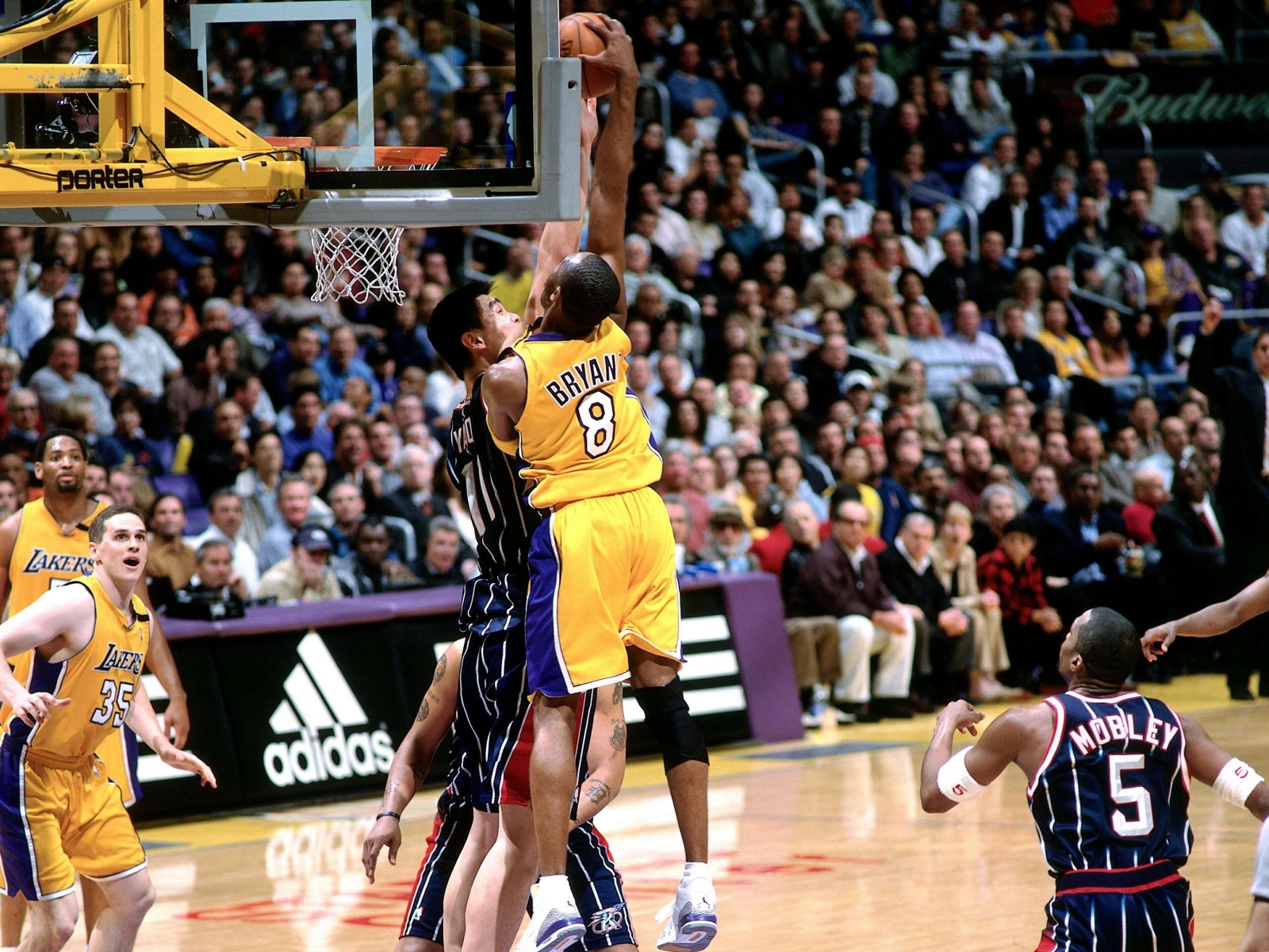 Téléchargez des papiers peints mobile Les Lakers De Los Angeles, Kobe Bryant, Basket, Des Sports gratuitement.