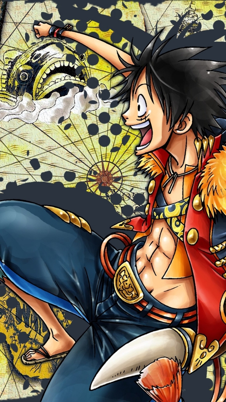 Handy-Wallpaper Animes, One Piece, Affe D Luffy kostenlos herunterladen.