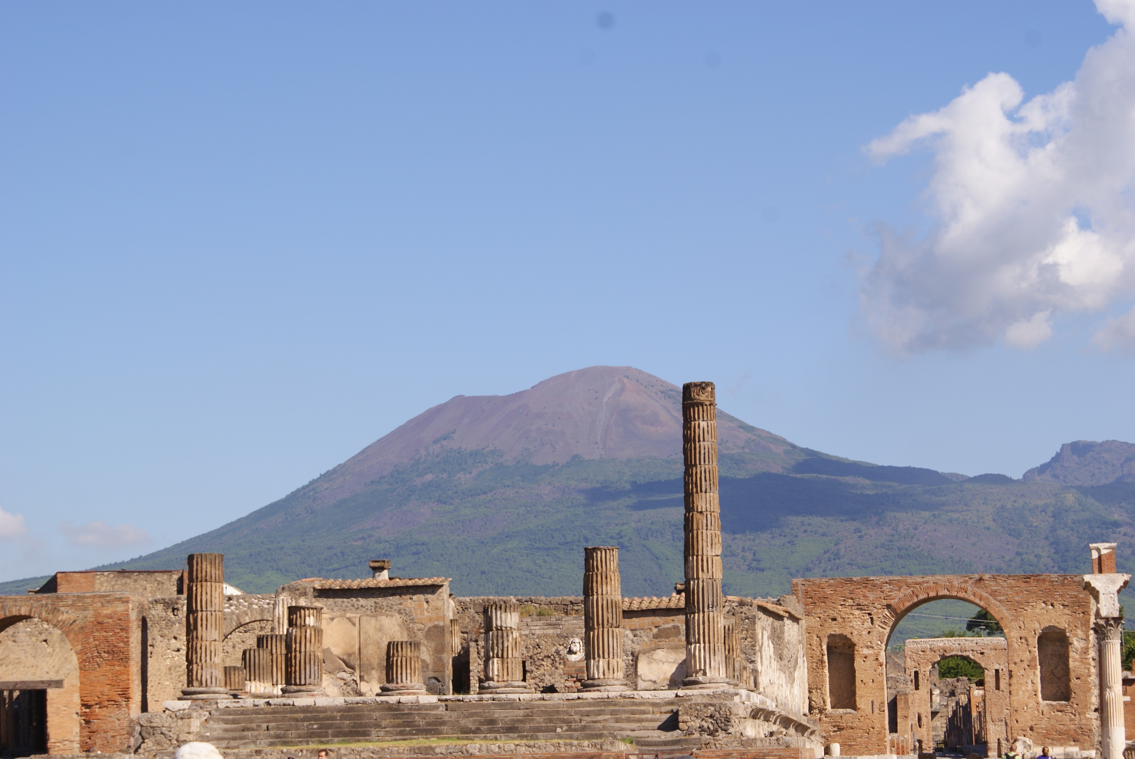 nature, ruin, italy, ruins, pompeii